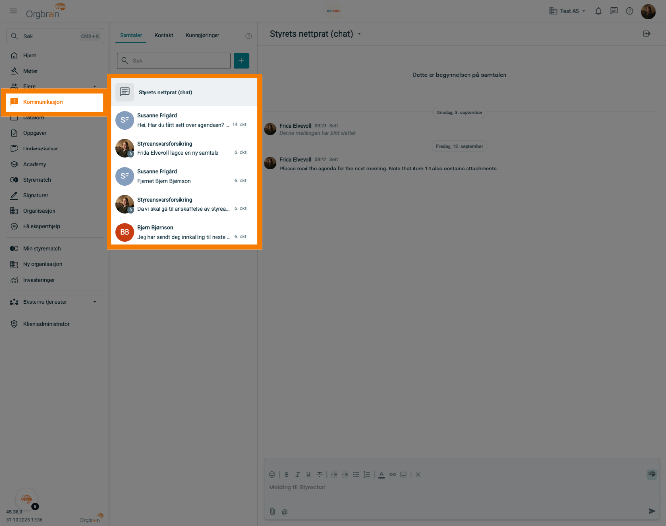 Kommunikasjon - Samtaler