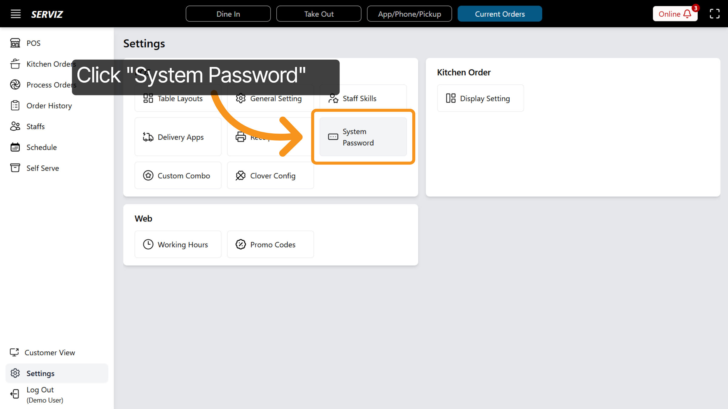 Open System Password
