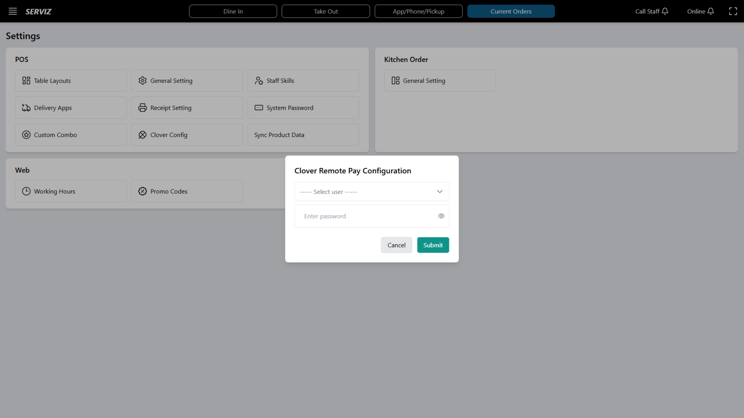  Interact with Clover Config