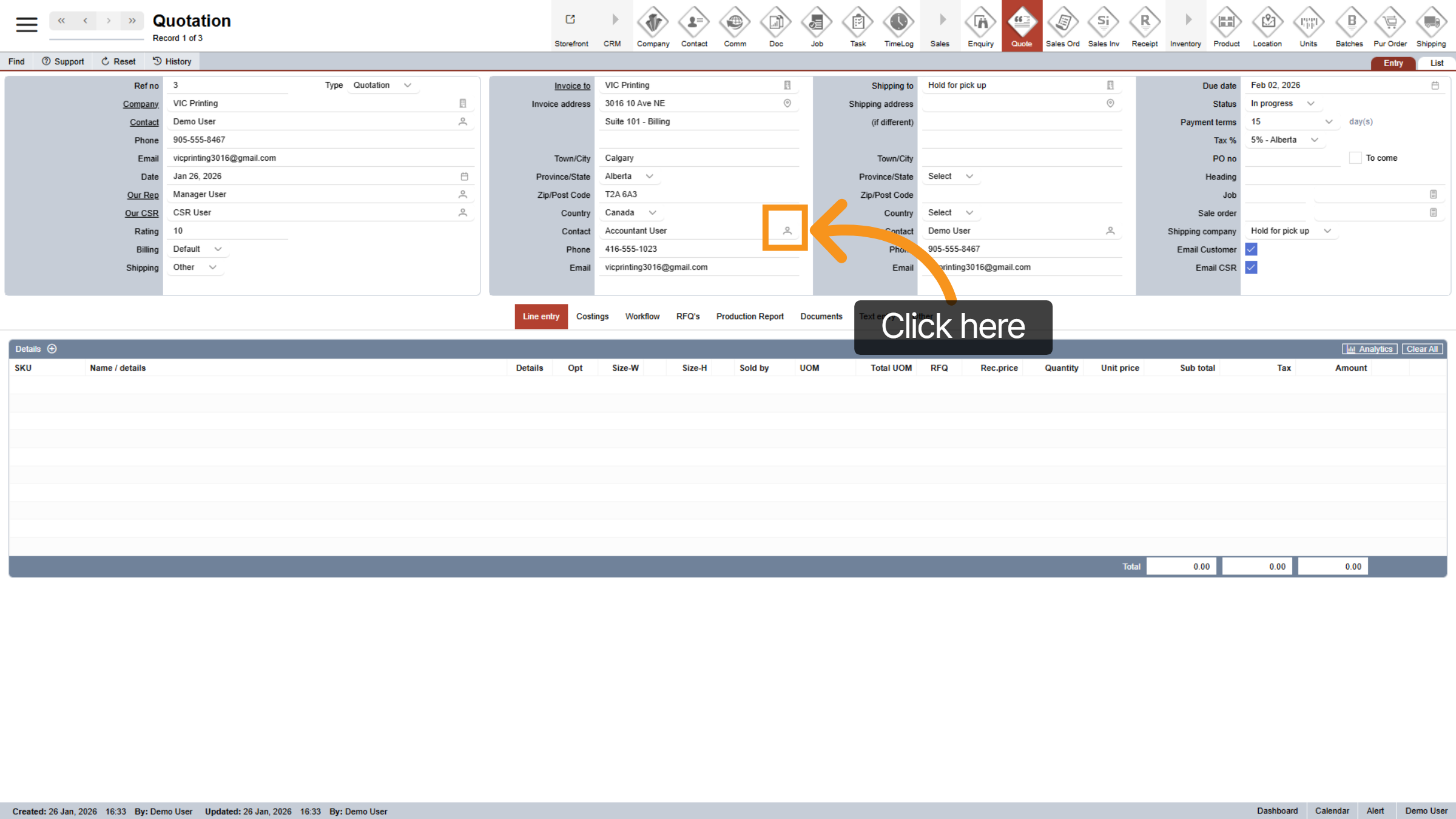 Change Billing Contact
