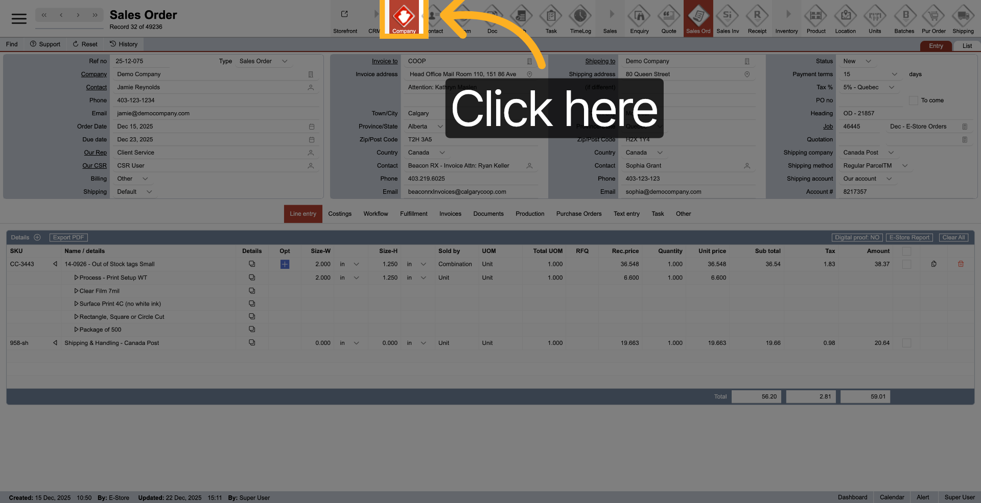 Open Preferences Menu