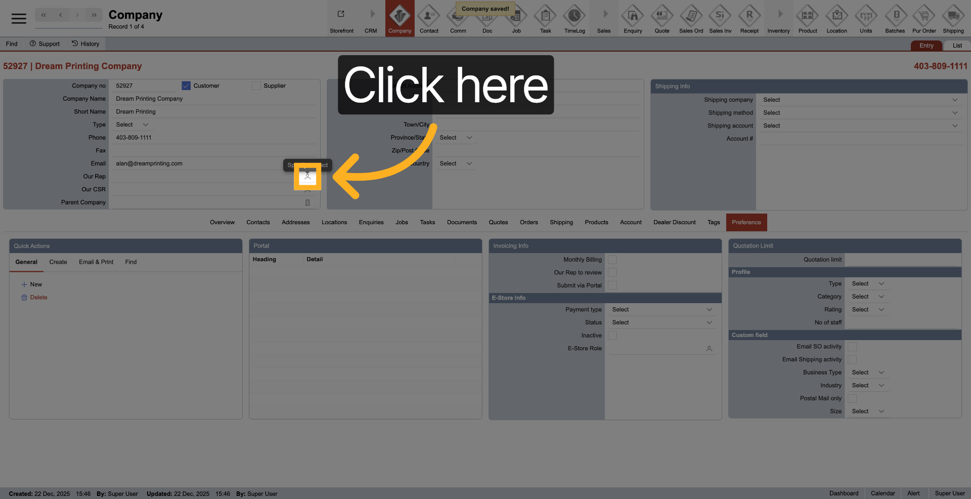 Access User Role Options