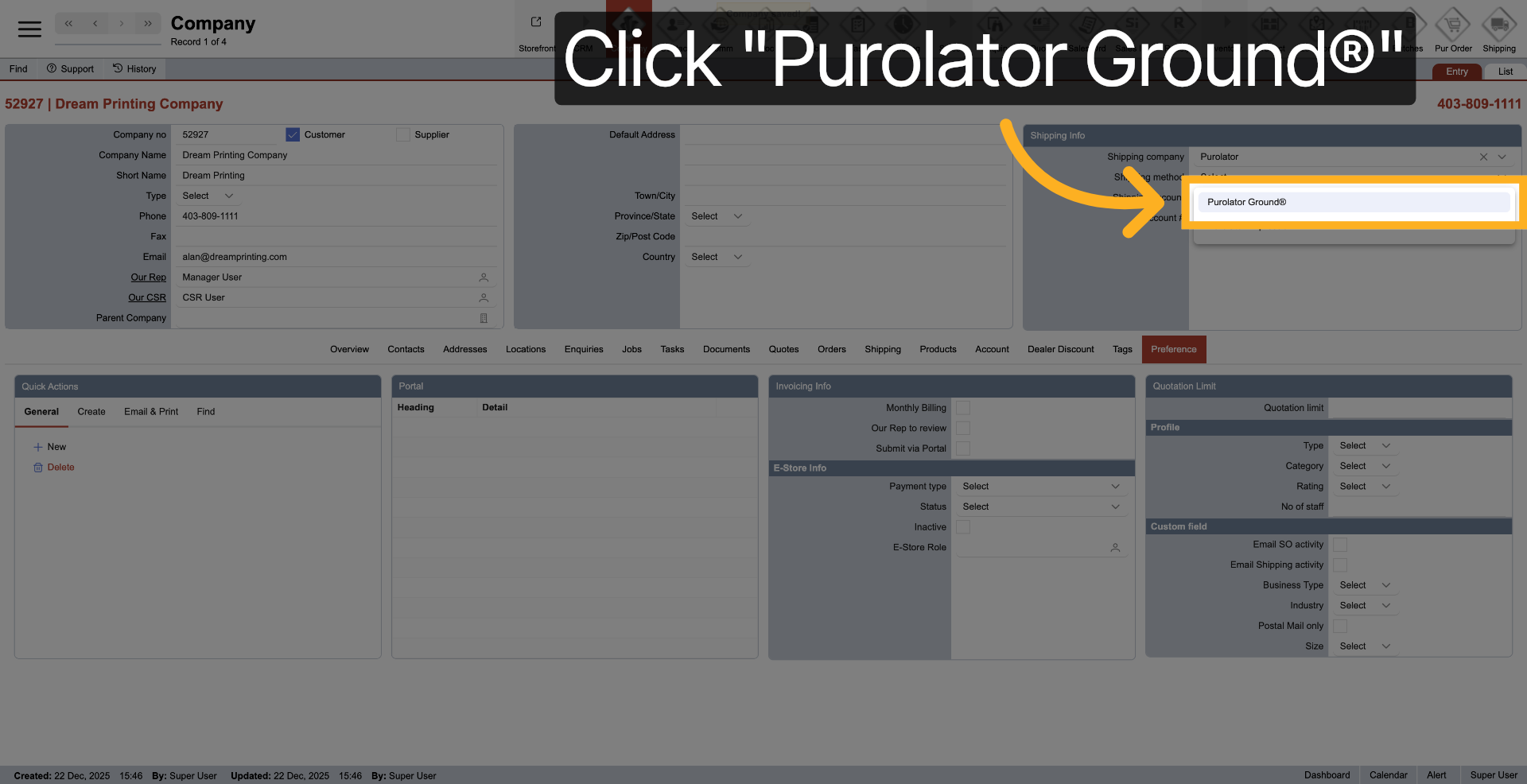 Choose Shipping Service