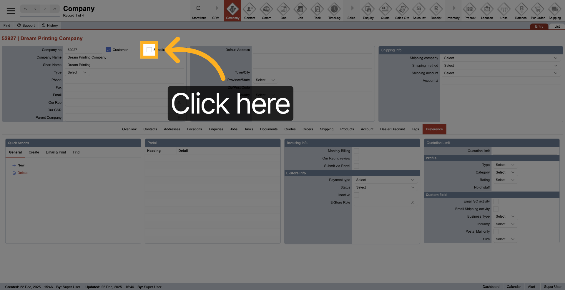 Access Additional Settings
