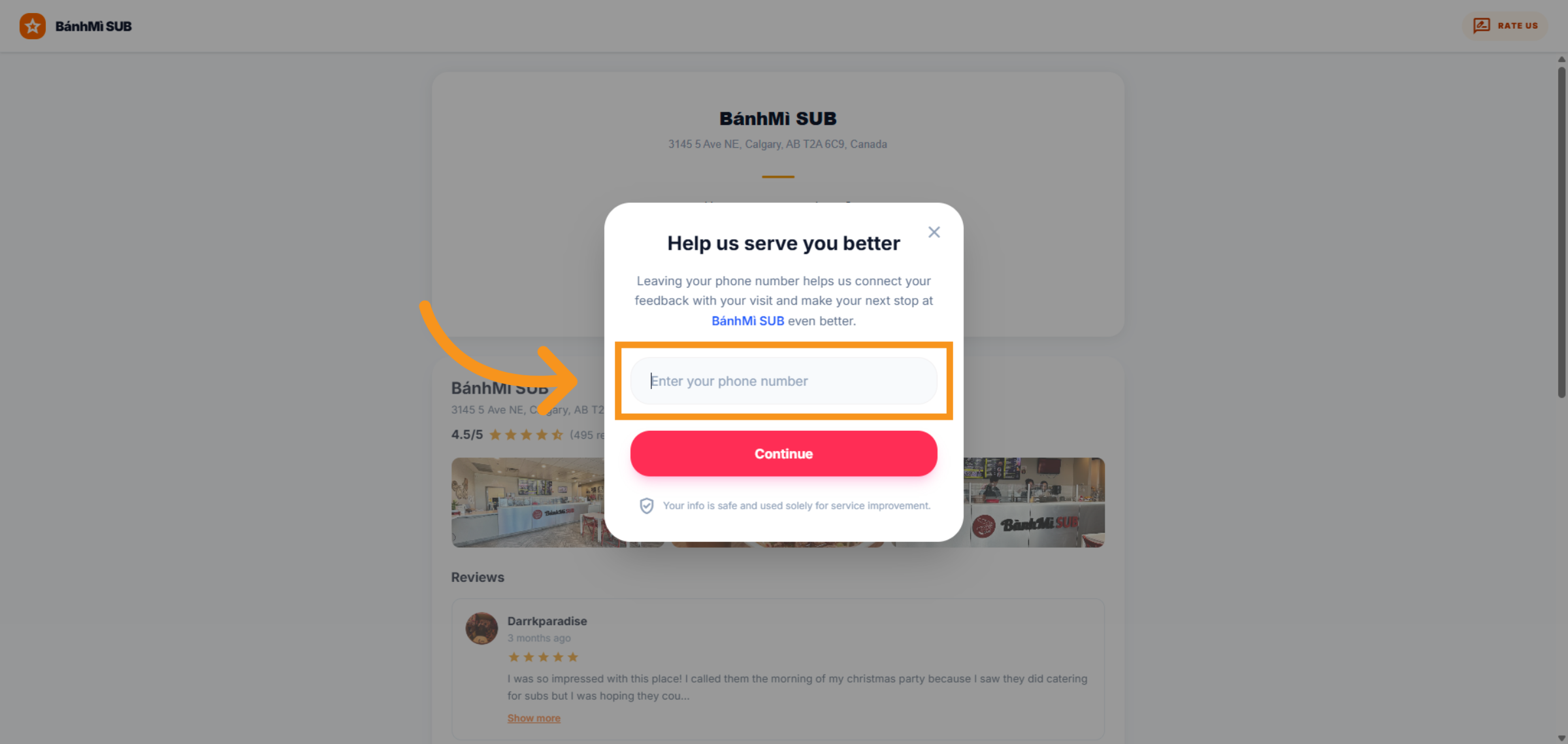 Google booster interface