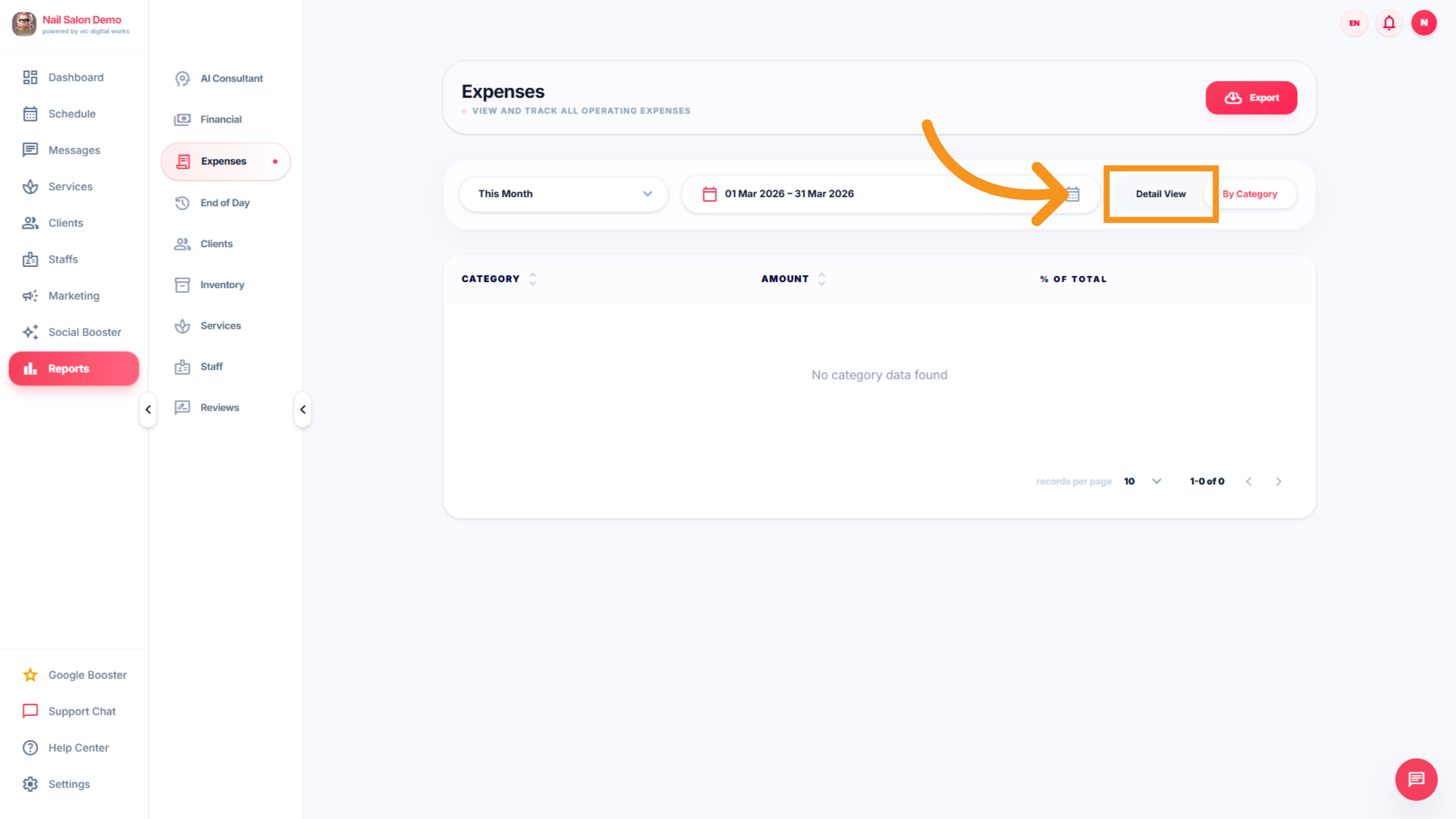 Switch To Detail View