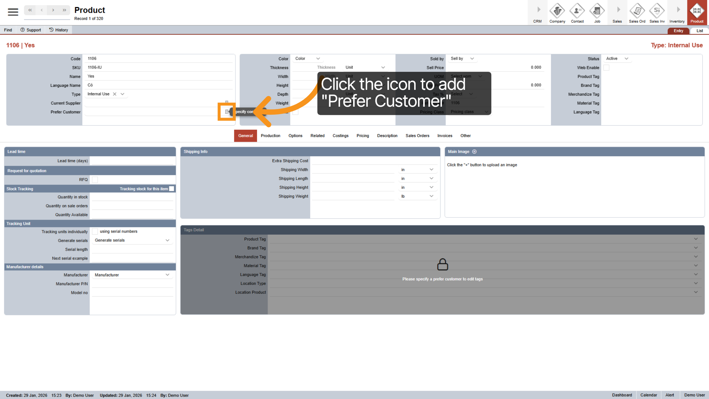 Add 'Prefer Customer'