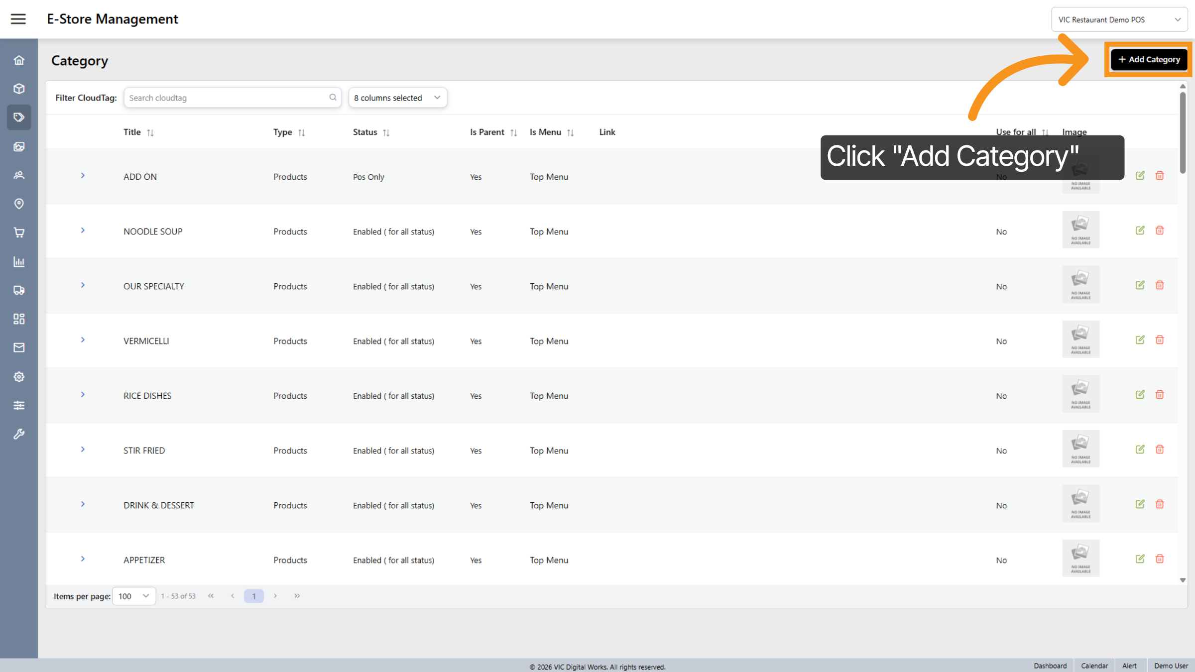Click 'Add Category'