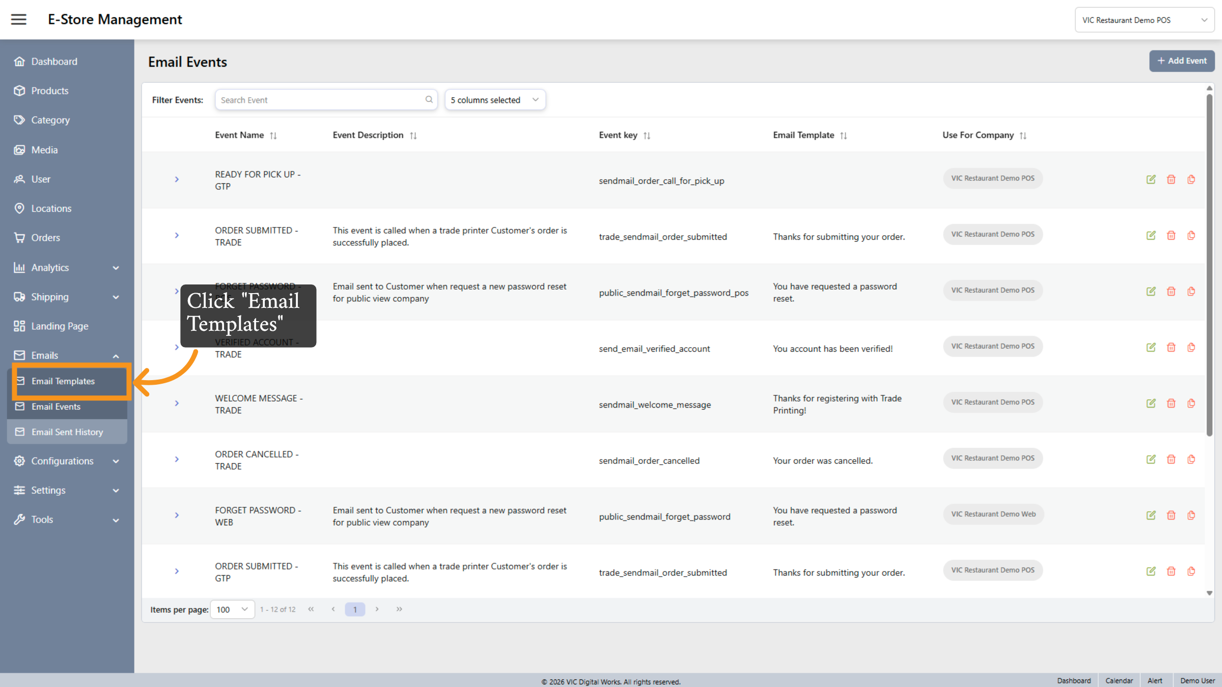 Access Email Templates