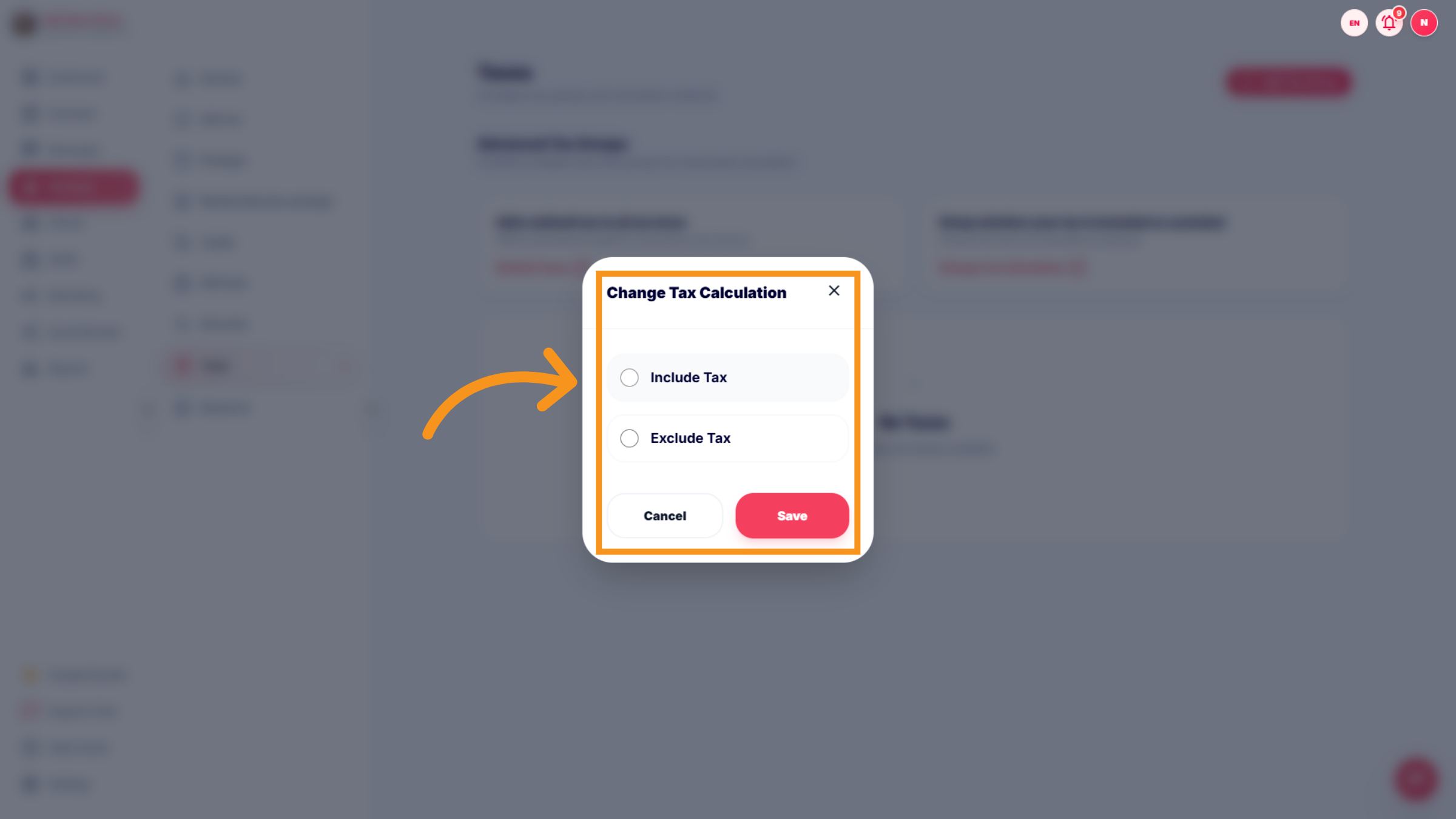 Include Tax in Calculation