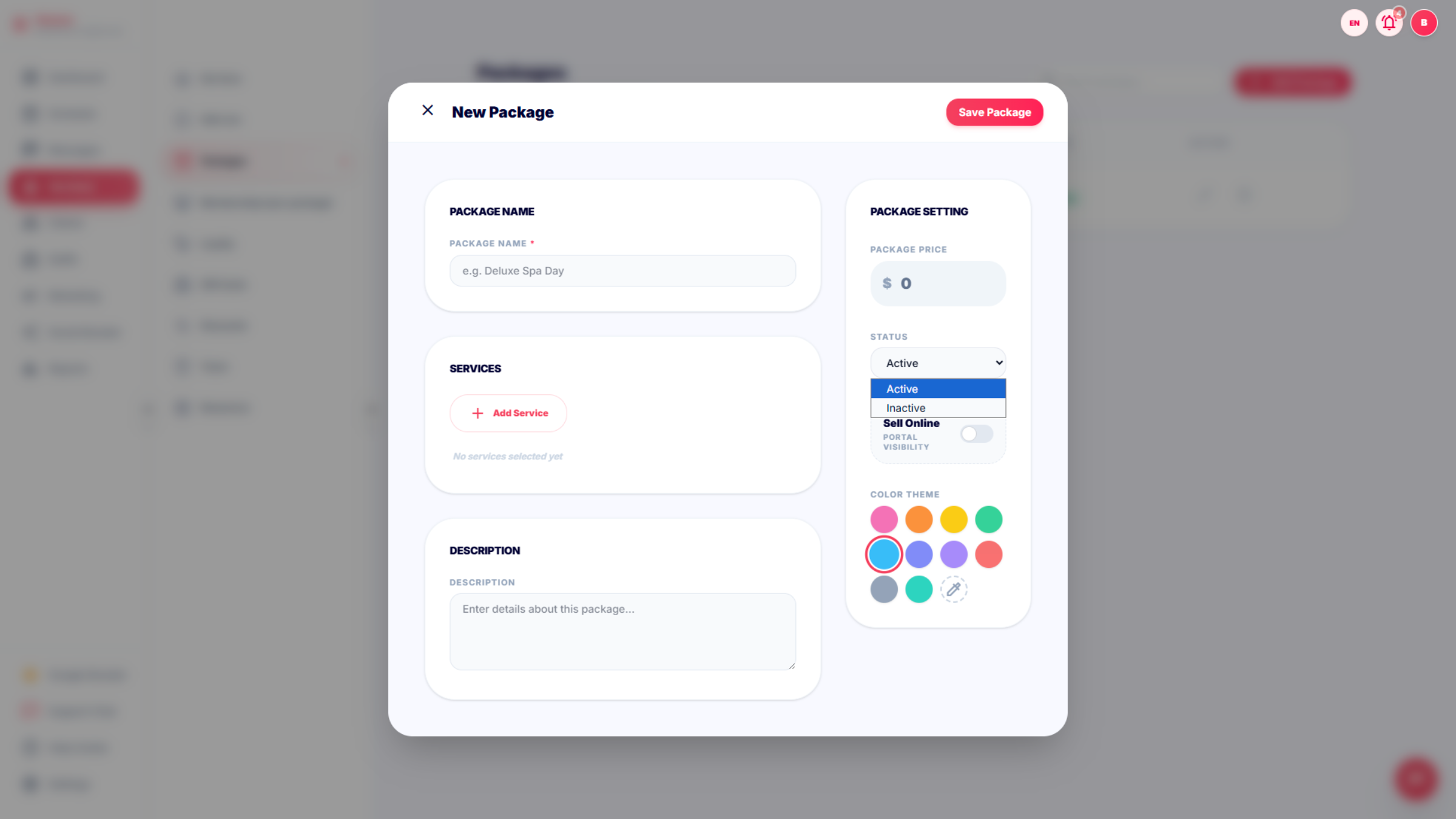 Interface of Package 