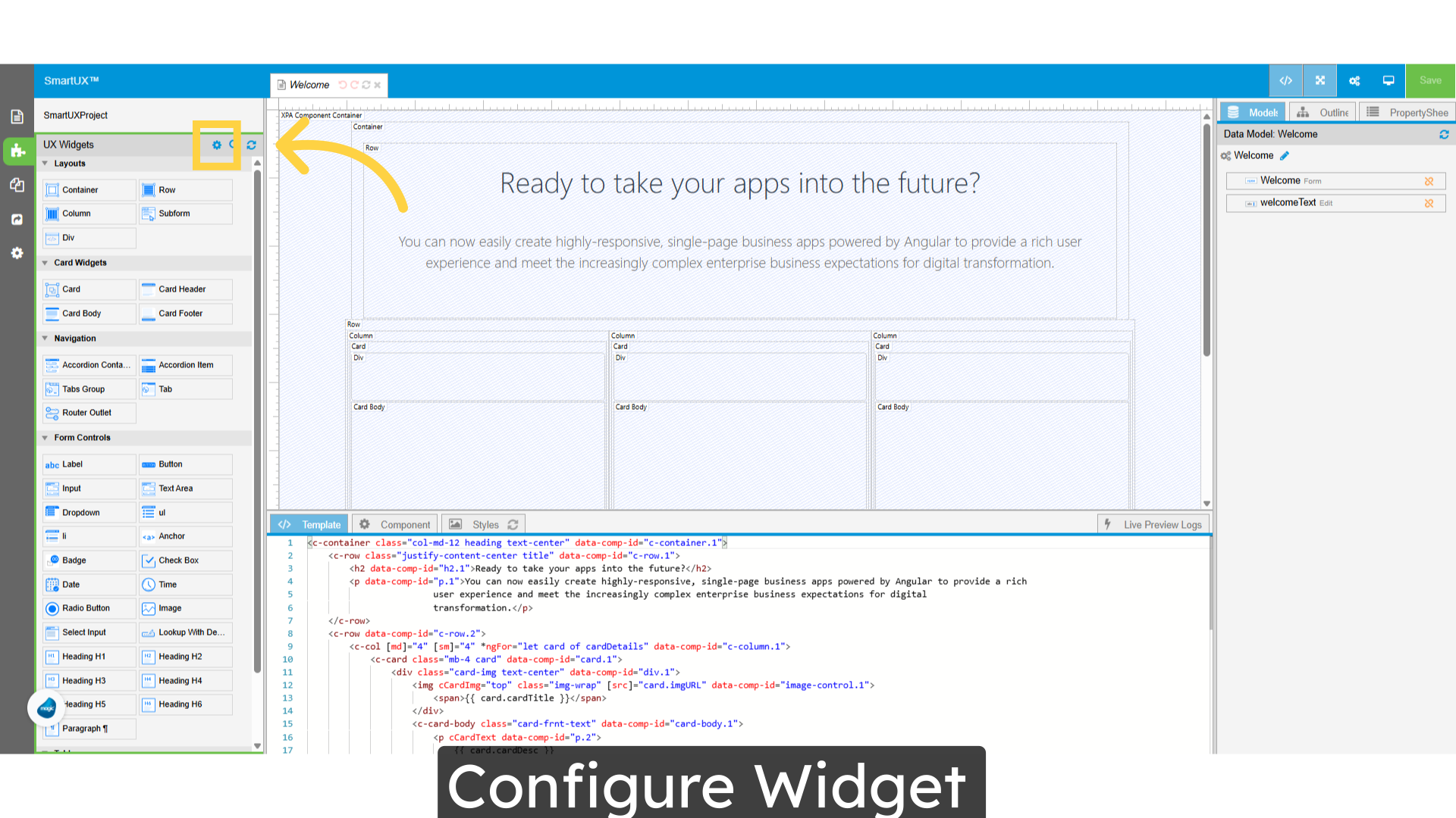 Configure Widget