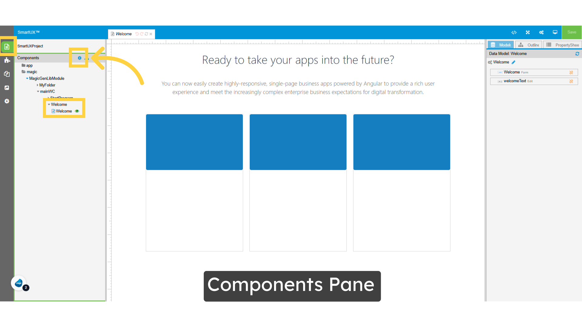 Components Pane