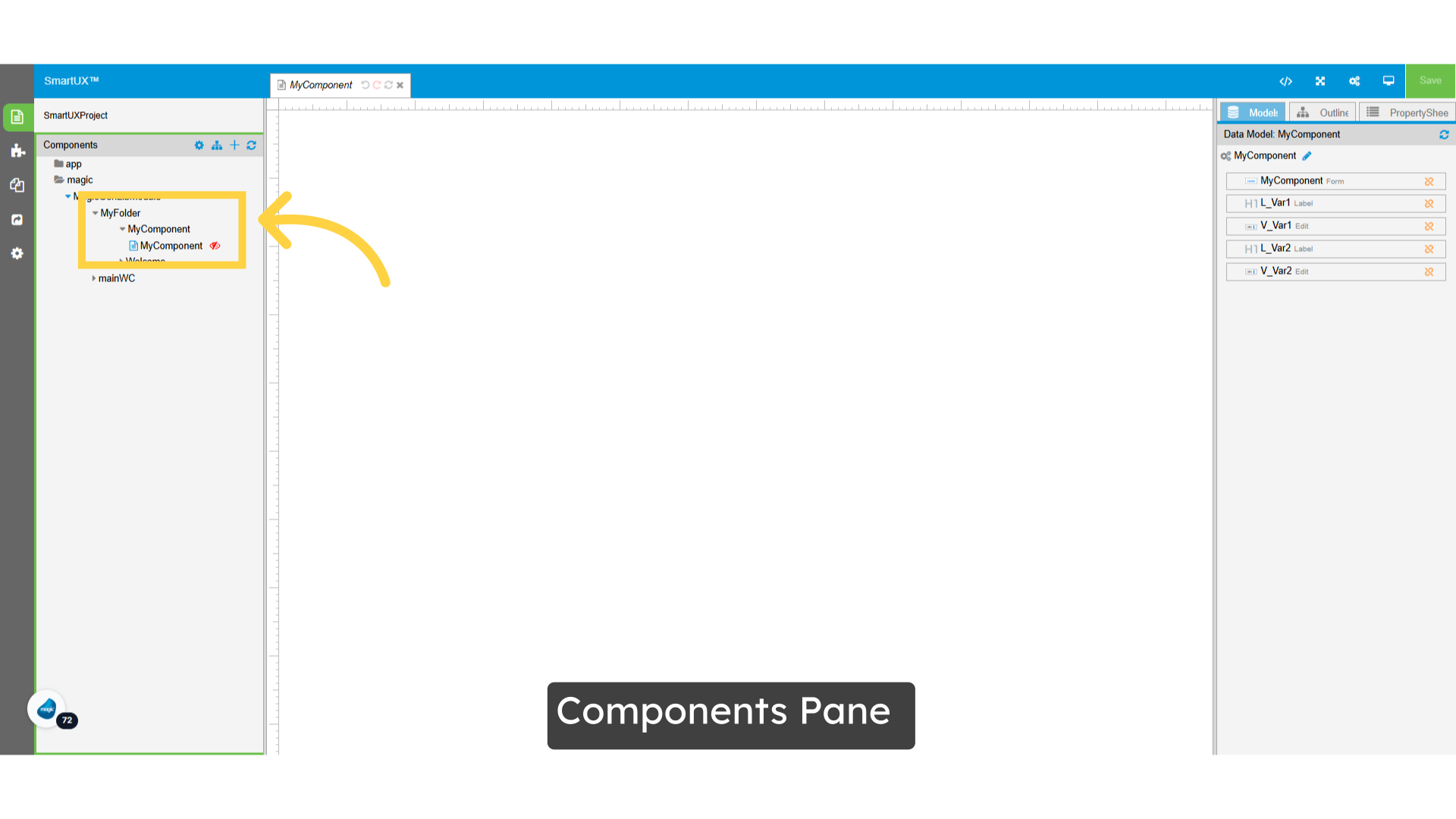 Components Pane