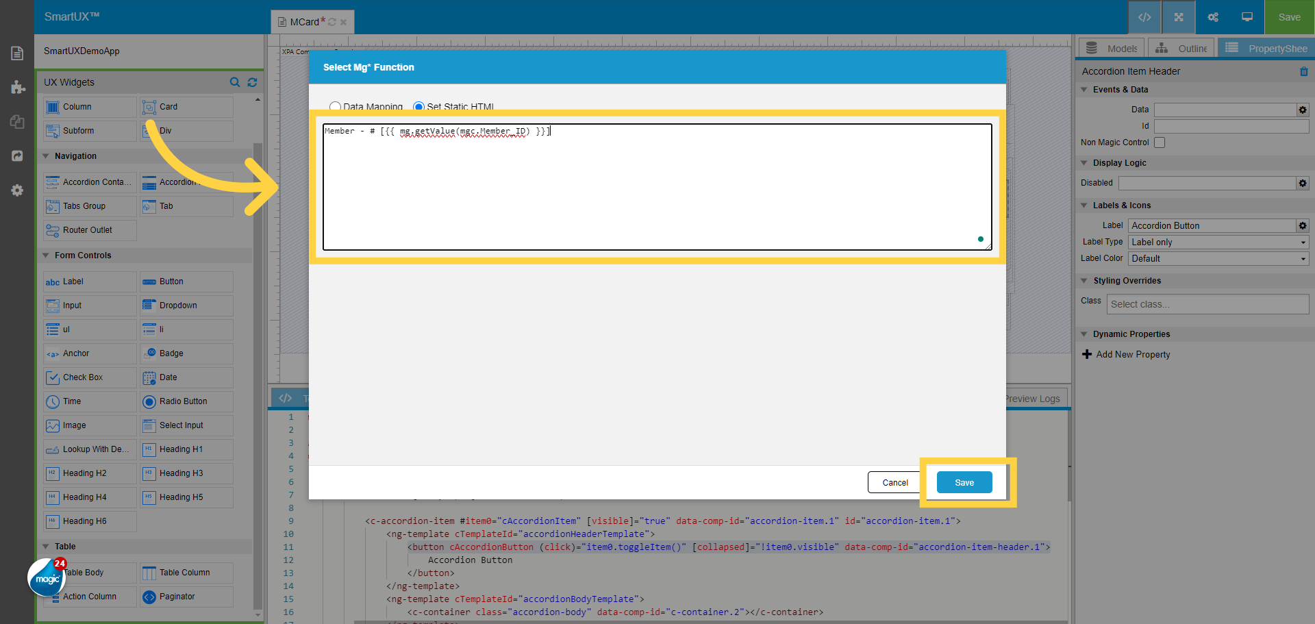 Fill in the text box with Function