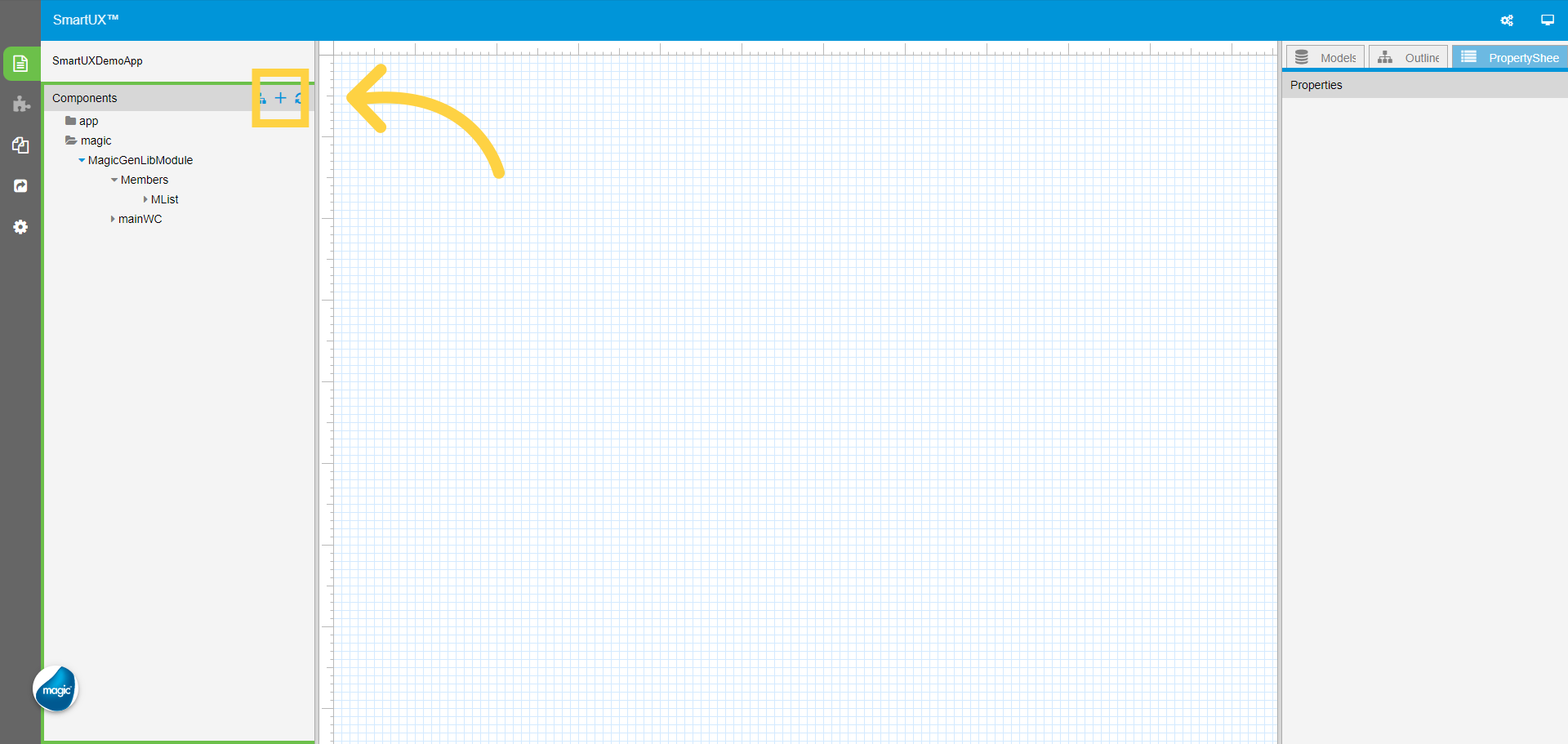 Add Component to SmartUX