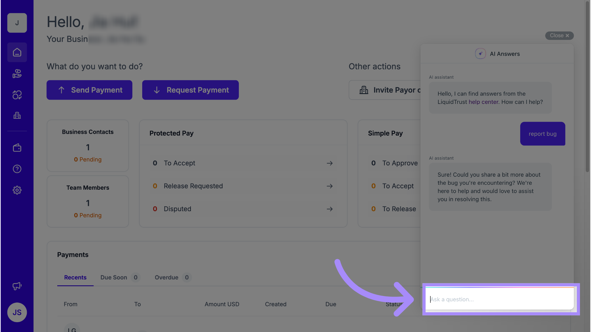 Reporting the Bug