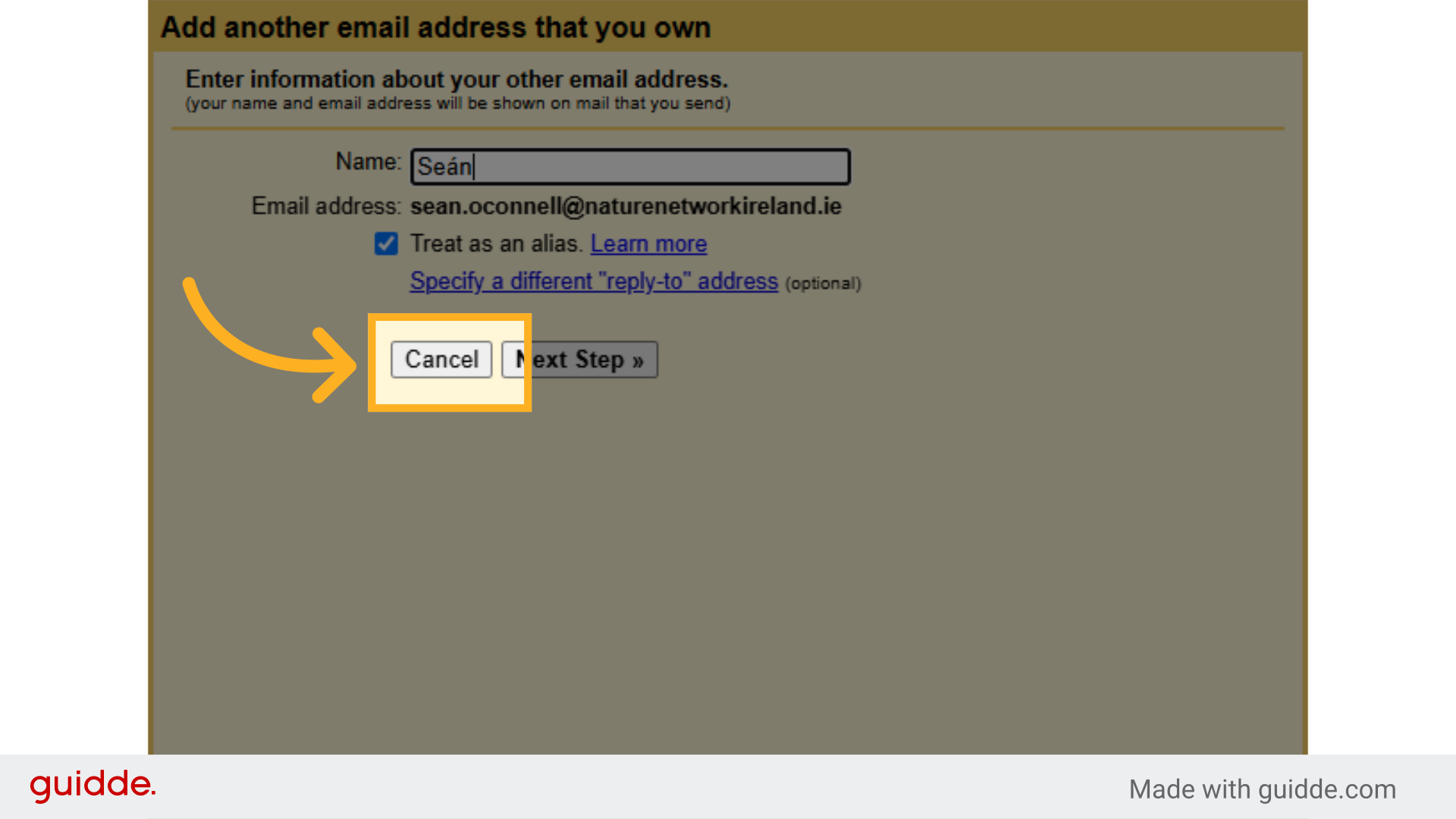 All done! You can click 'Cancel'