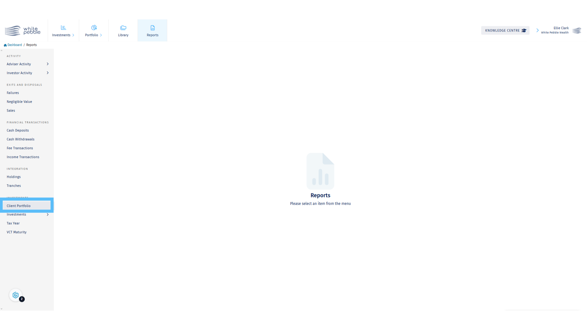 Client Portfolio Report