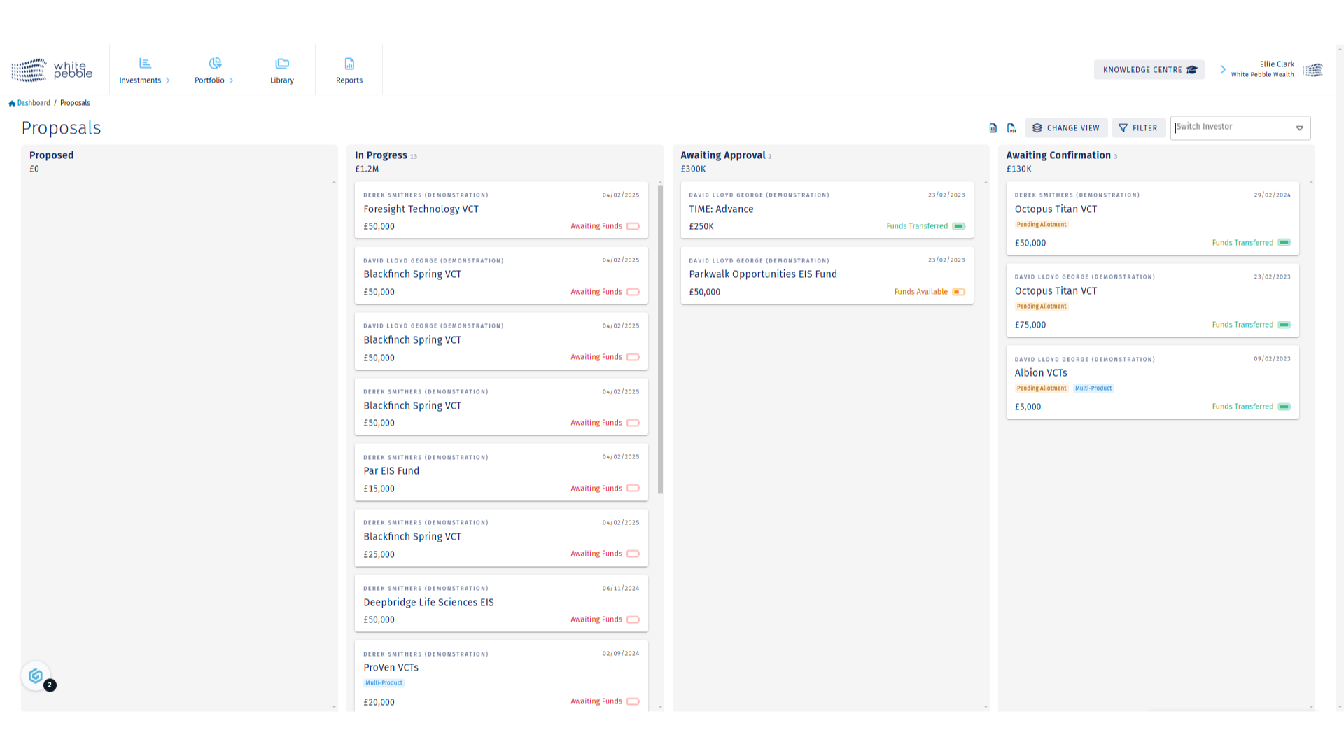 Proposals Kanban