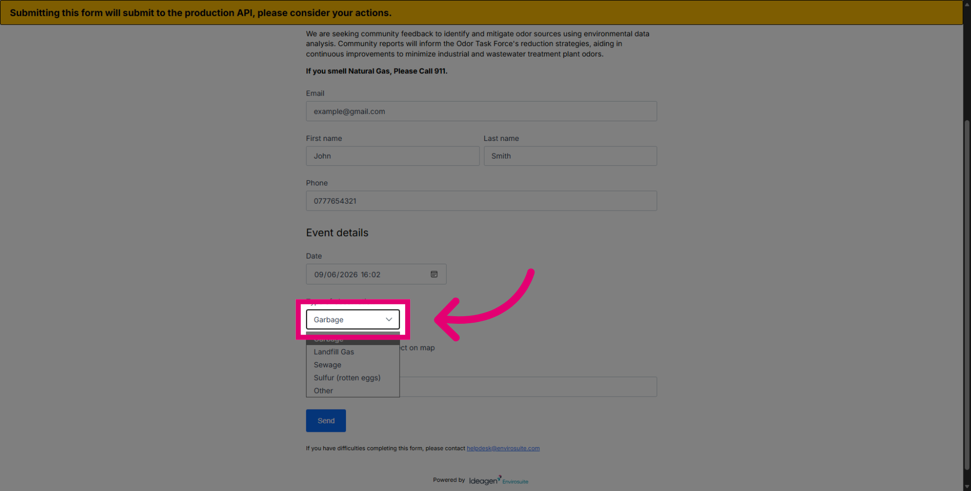 Select Observation Category