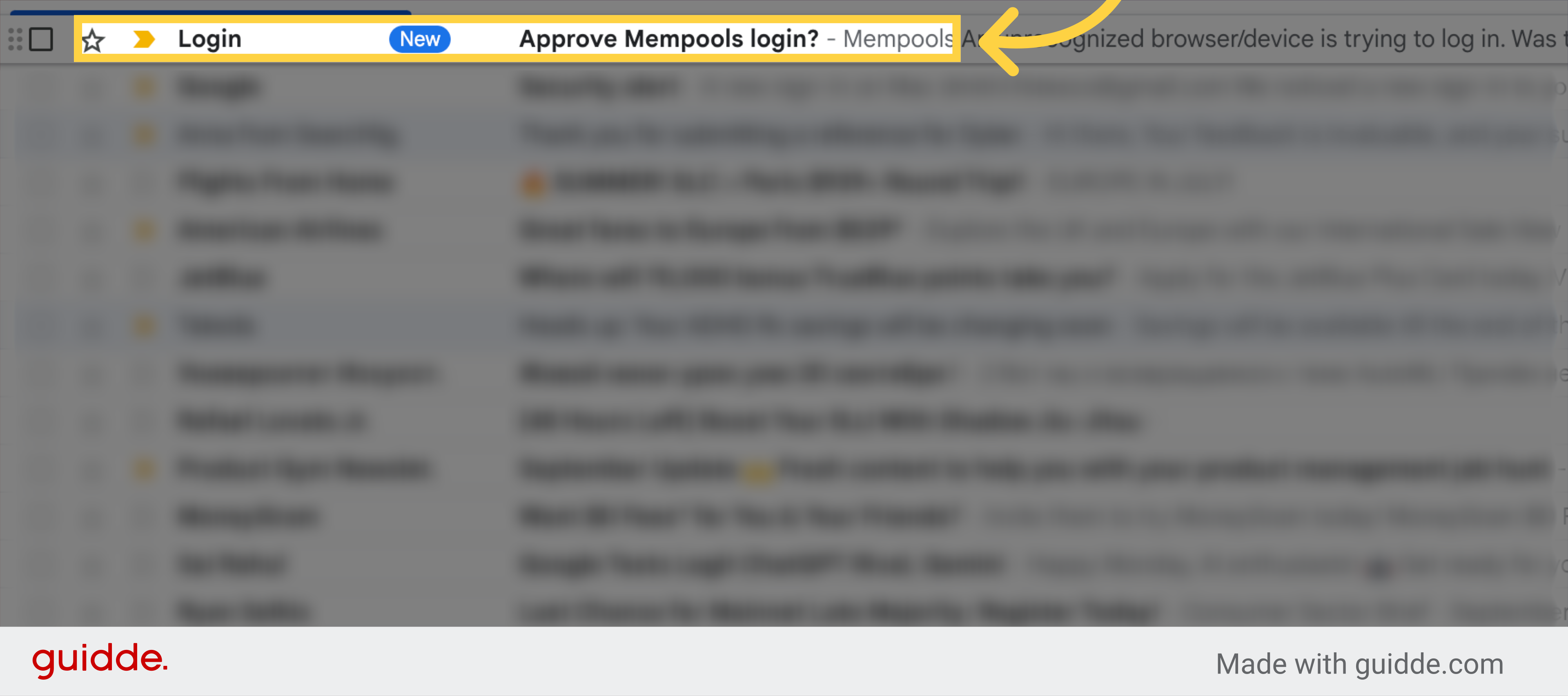 Click 'Approve Mempools login?'