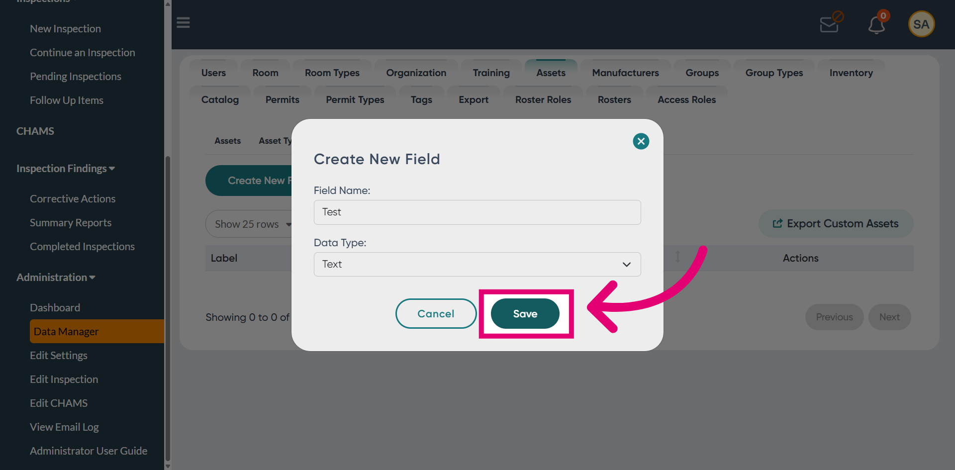 Save Custom Field
