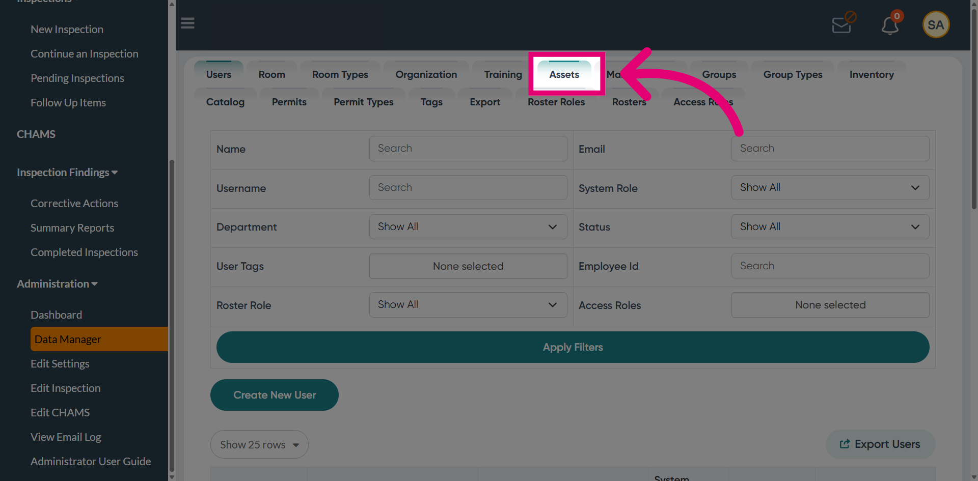 Open Assets Section