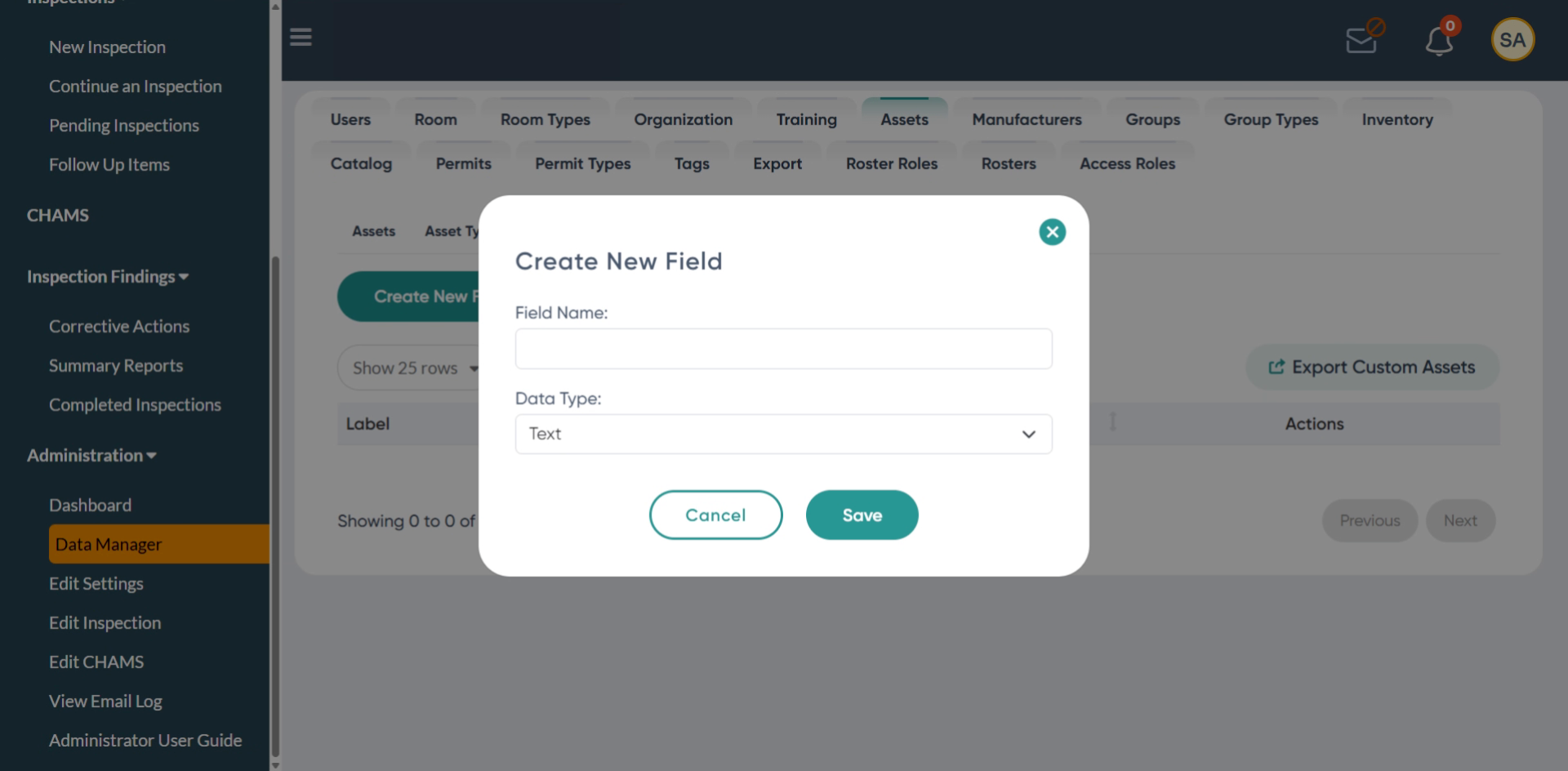 Enter Field Name