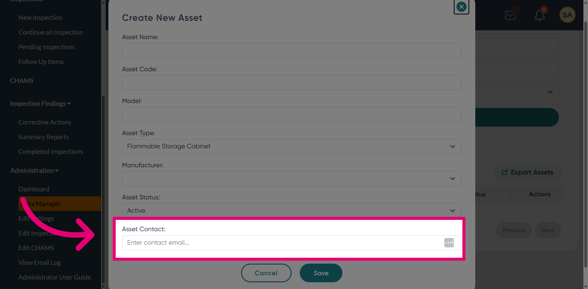 Asset Contact