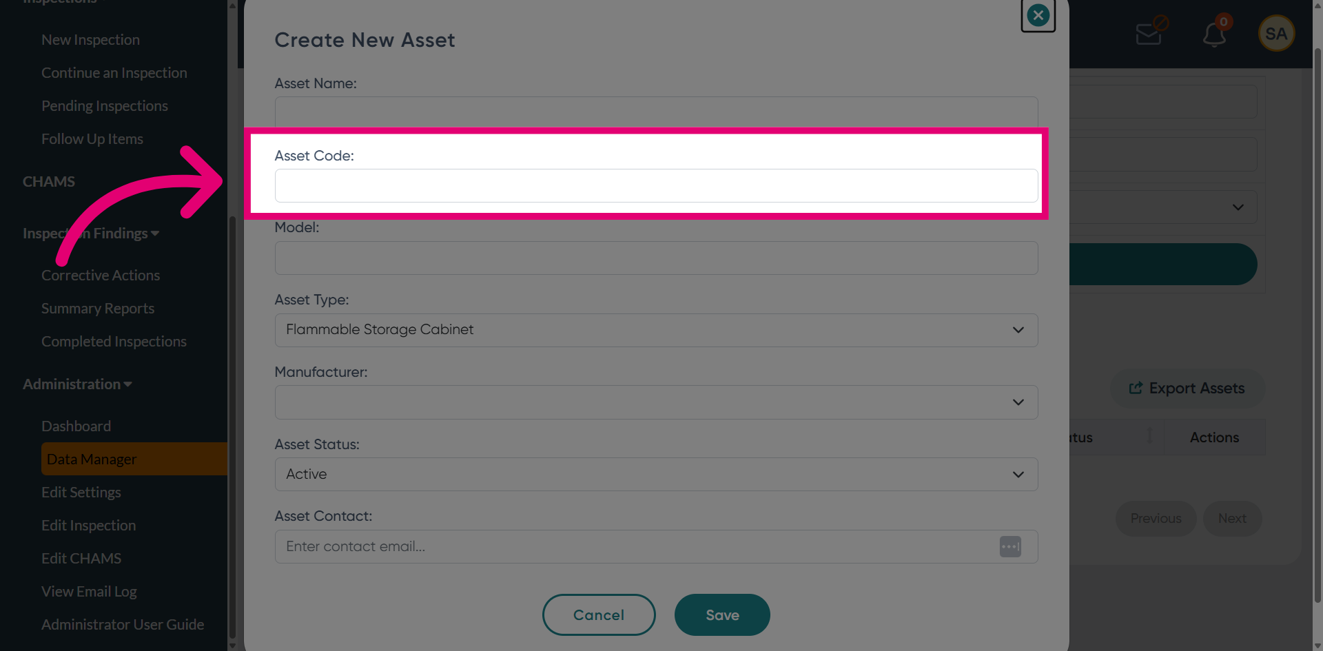 Asset Code