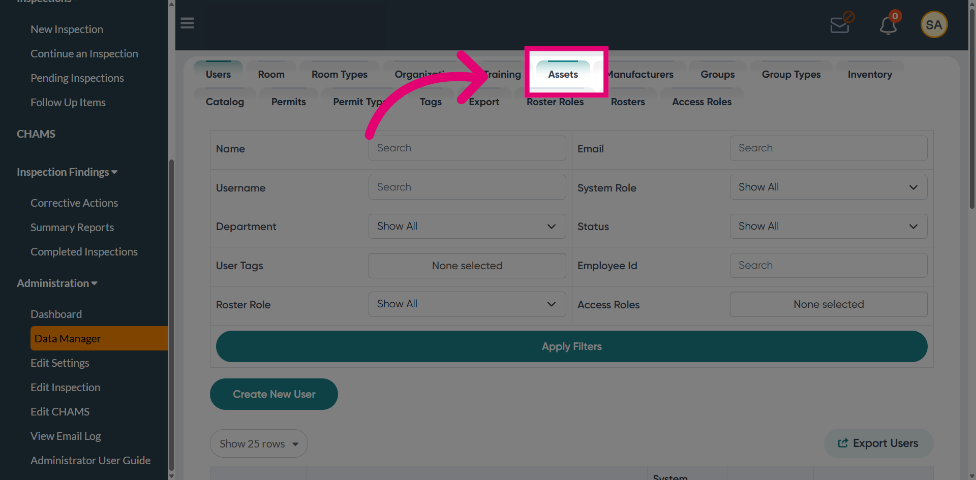 Open Assets Section
