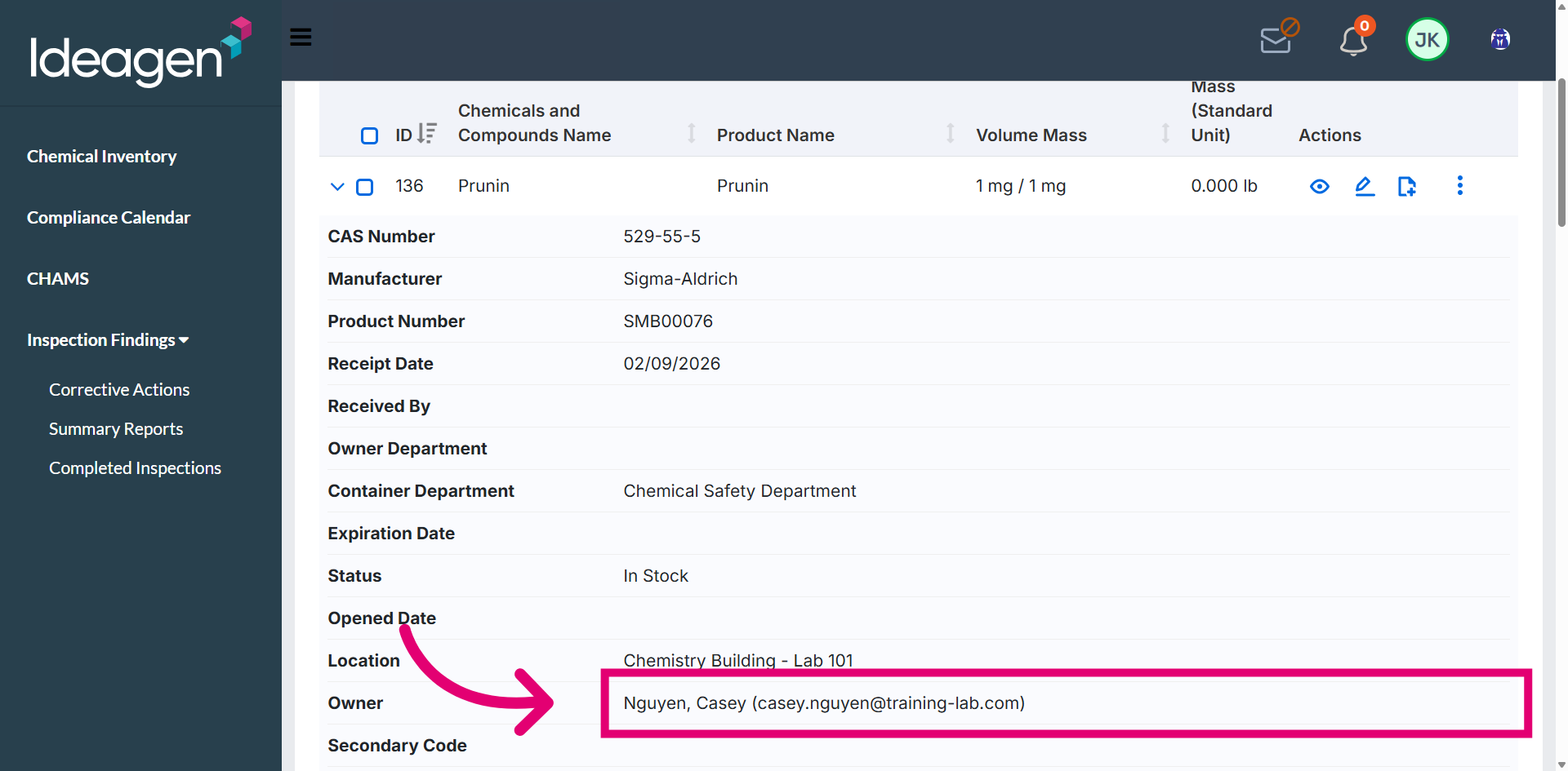 Verify New Owner Details
