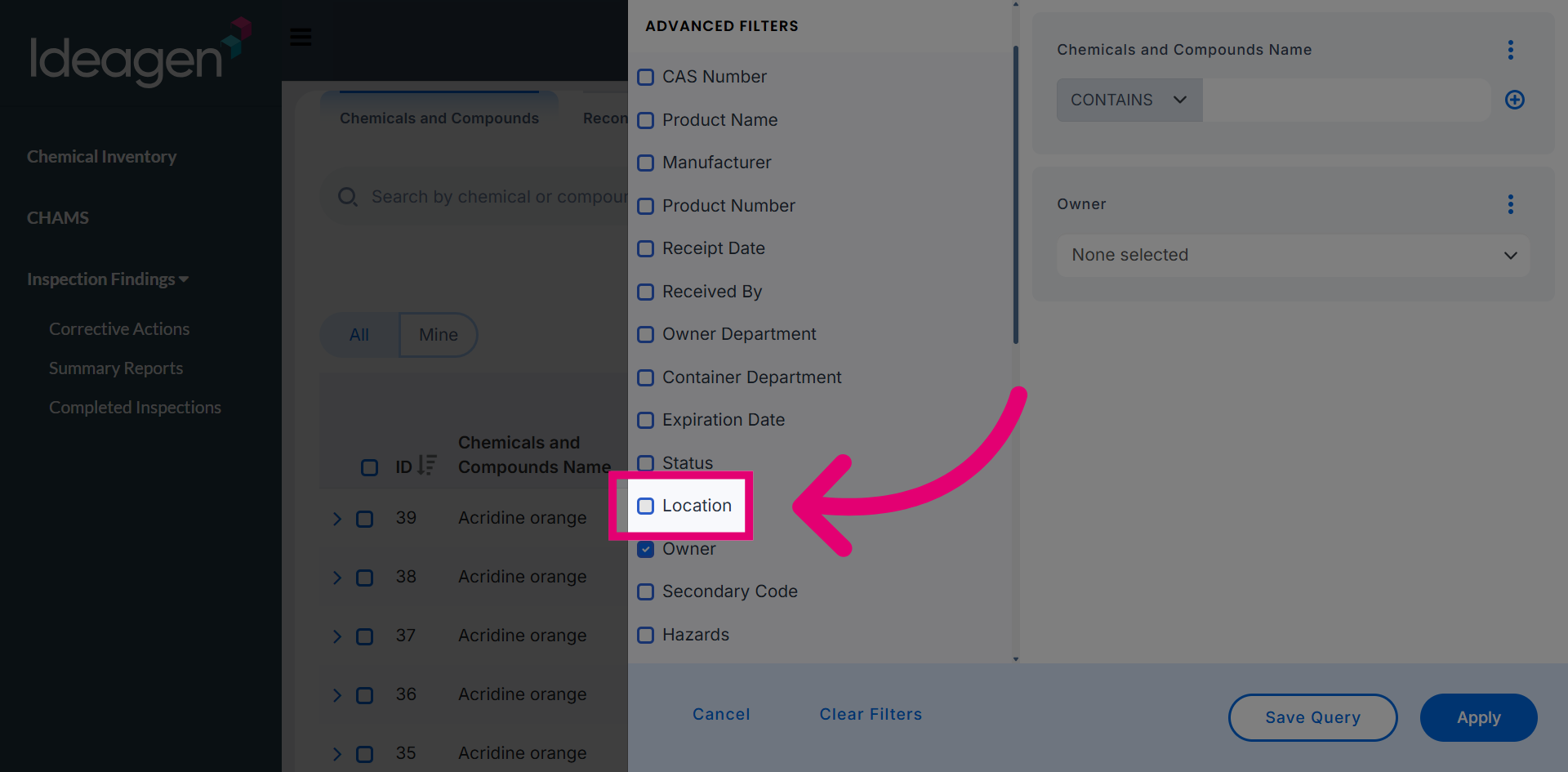 Filtering by Location