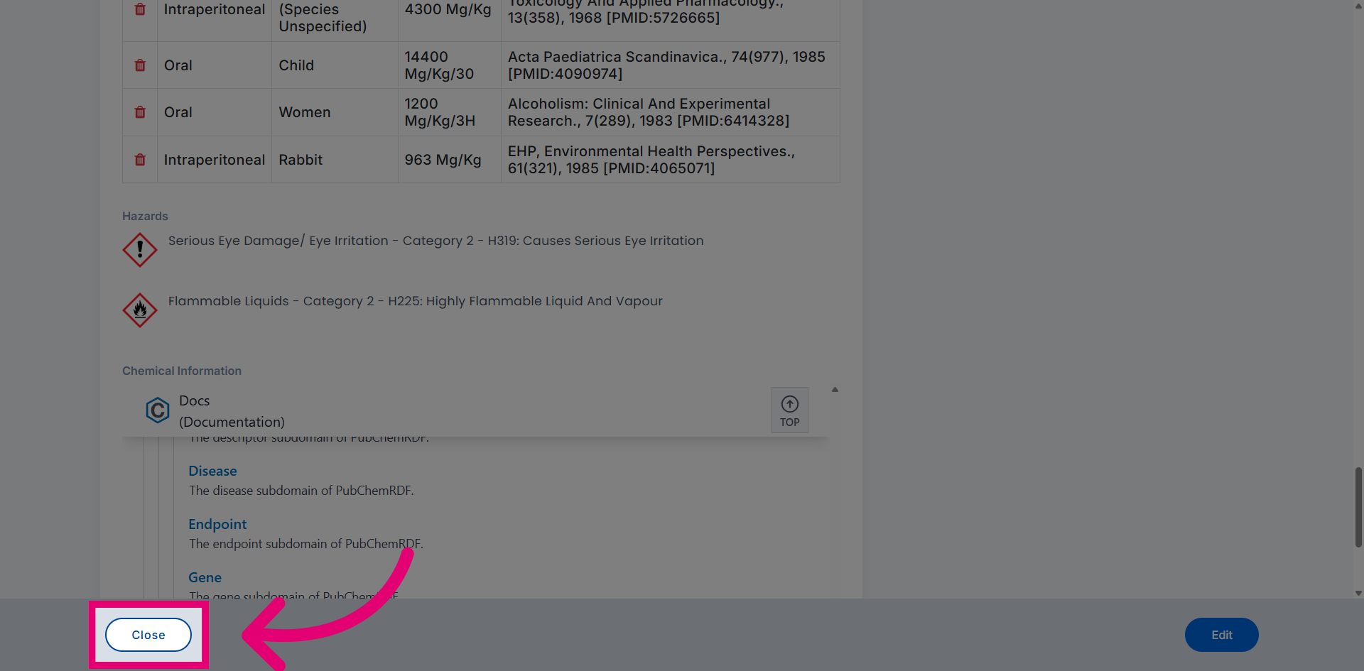 Close Interface