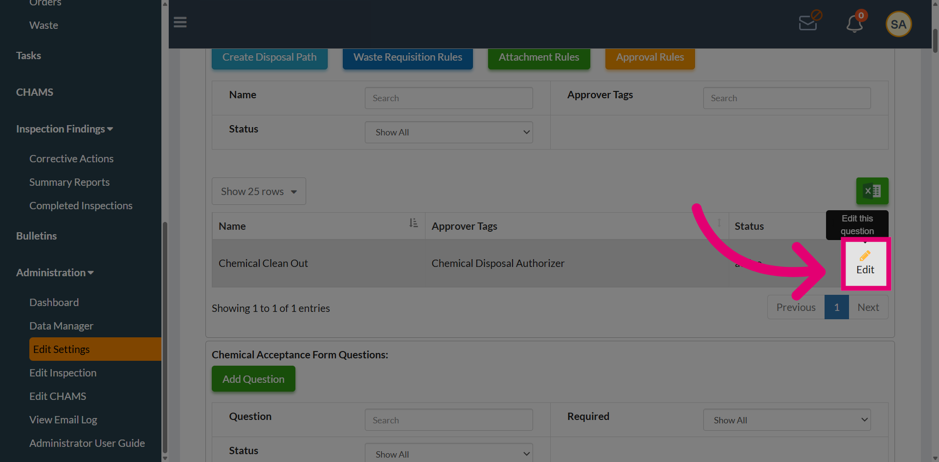 Access Additional Options