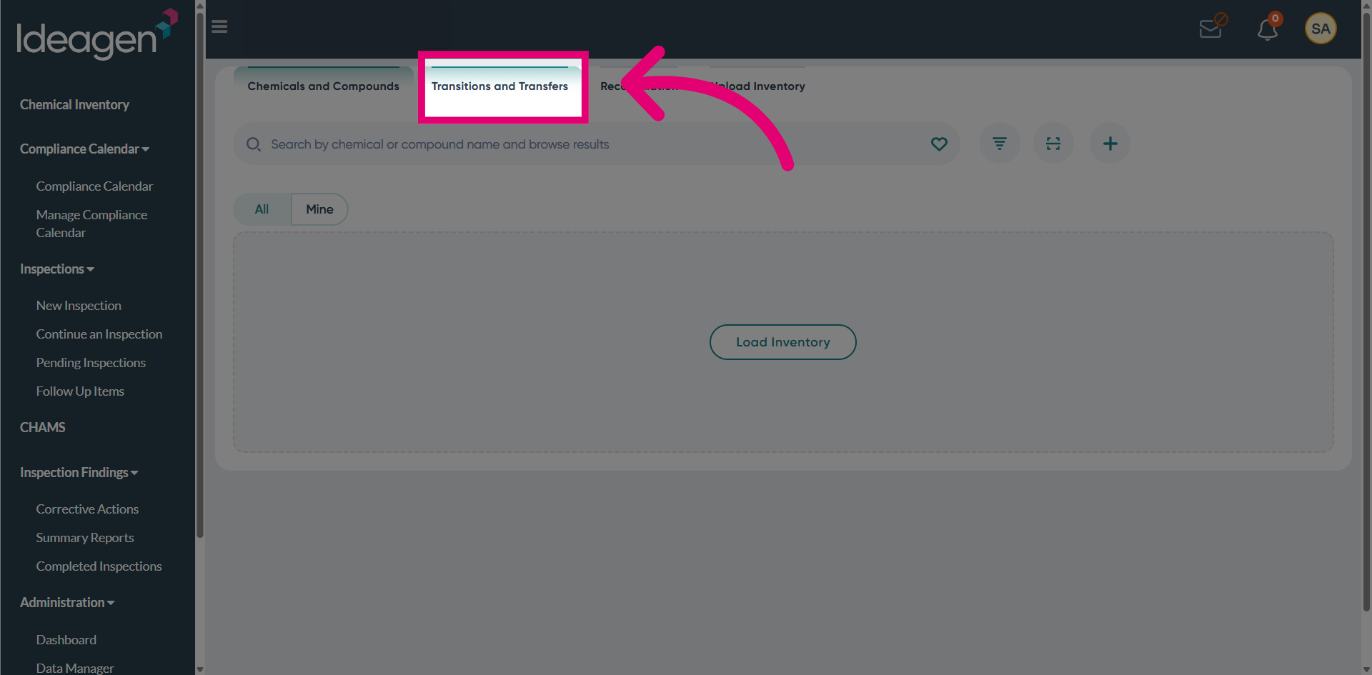 Open Transitions and Transfers