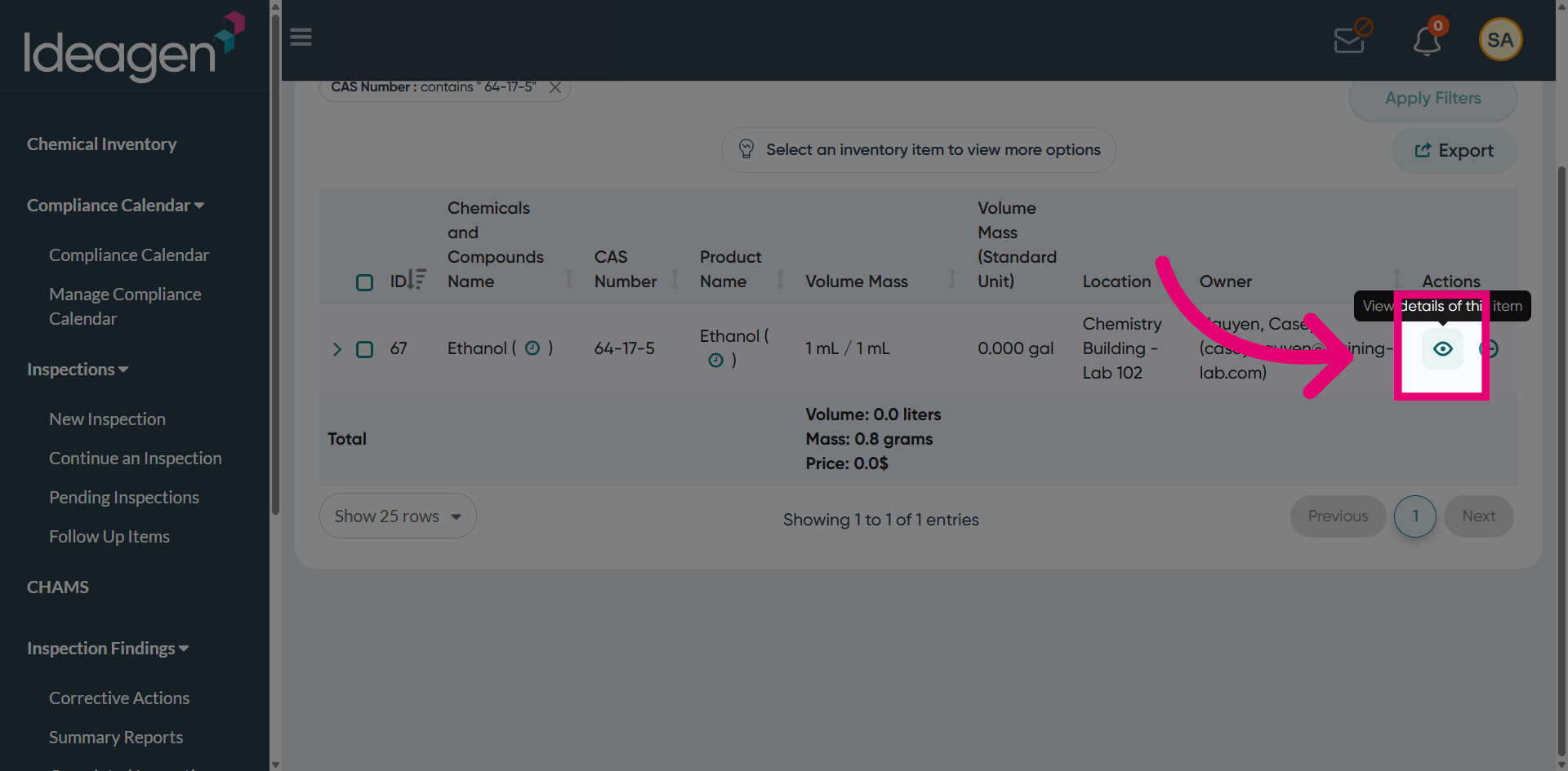 Open View Options