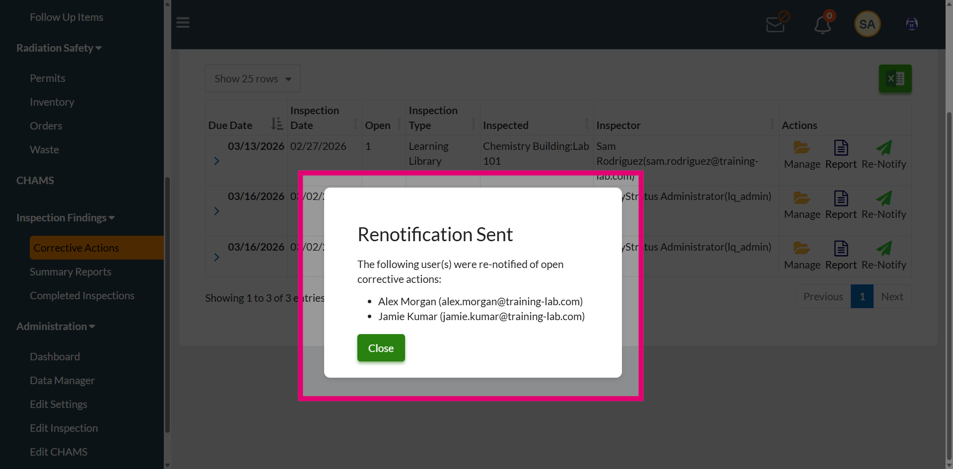 Notification Window
