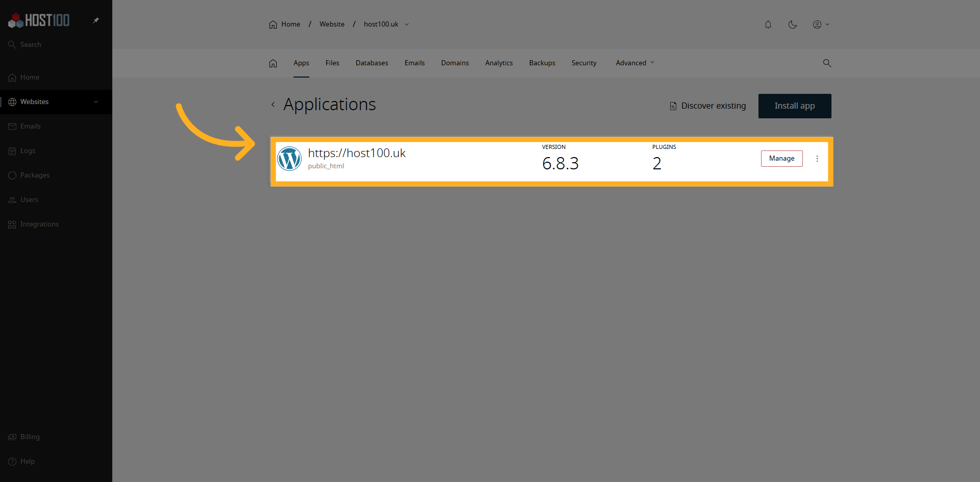 Open WordPress App