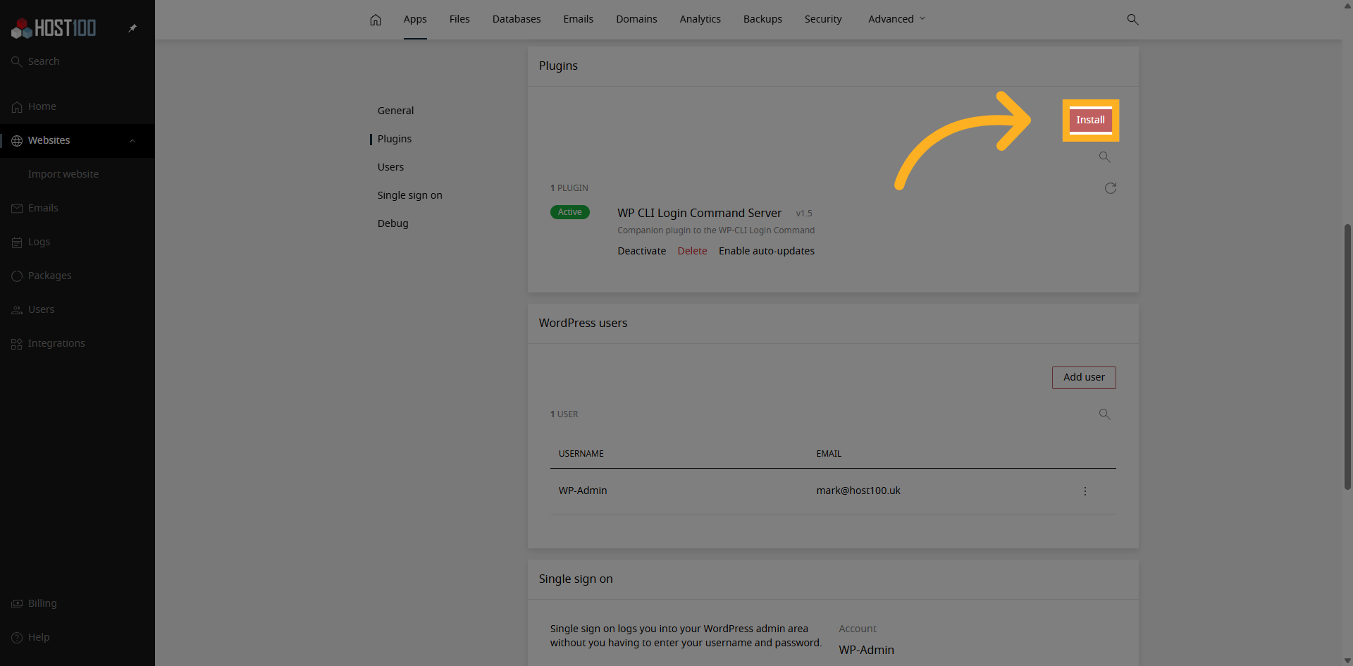 Start Plugin Installation