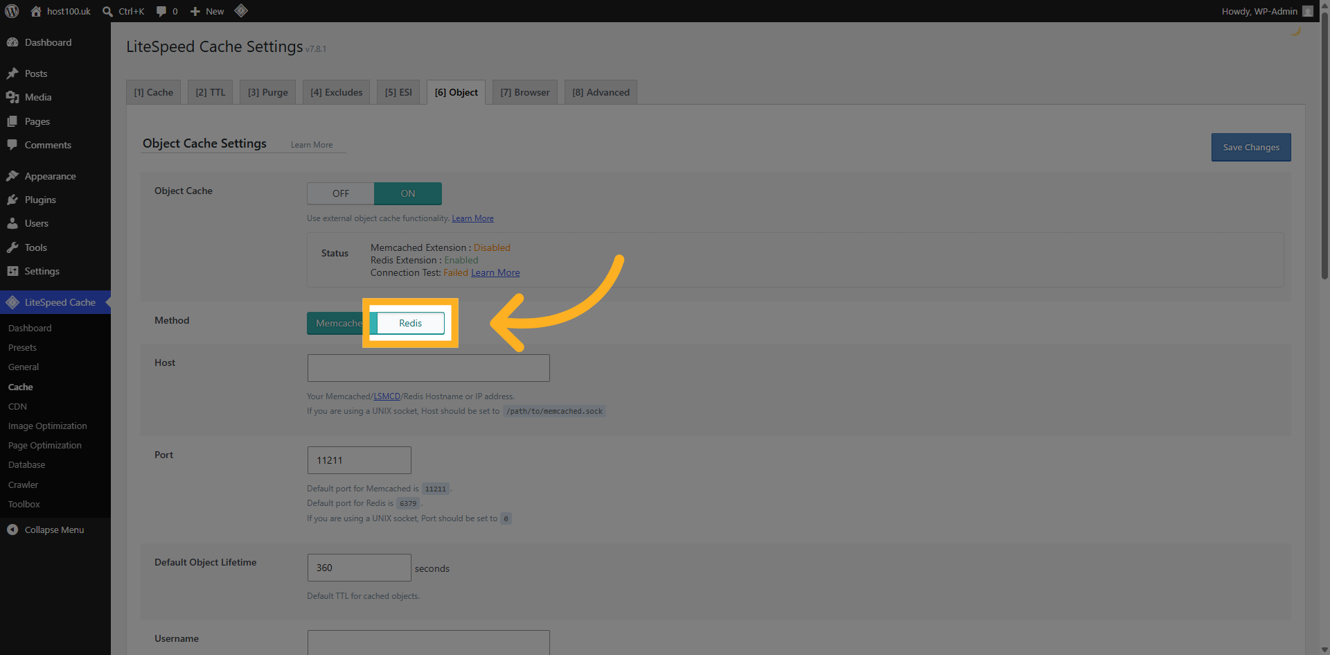 Select Redis Method