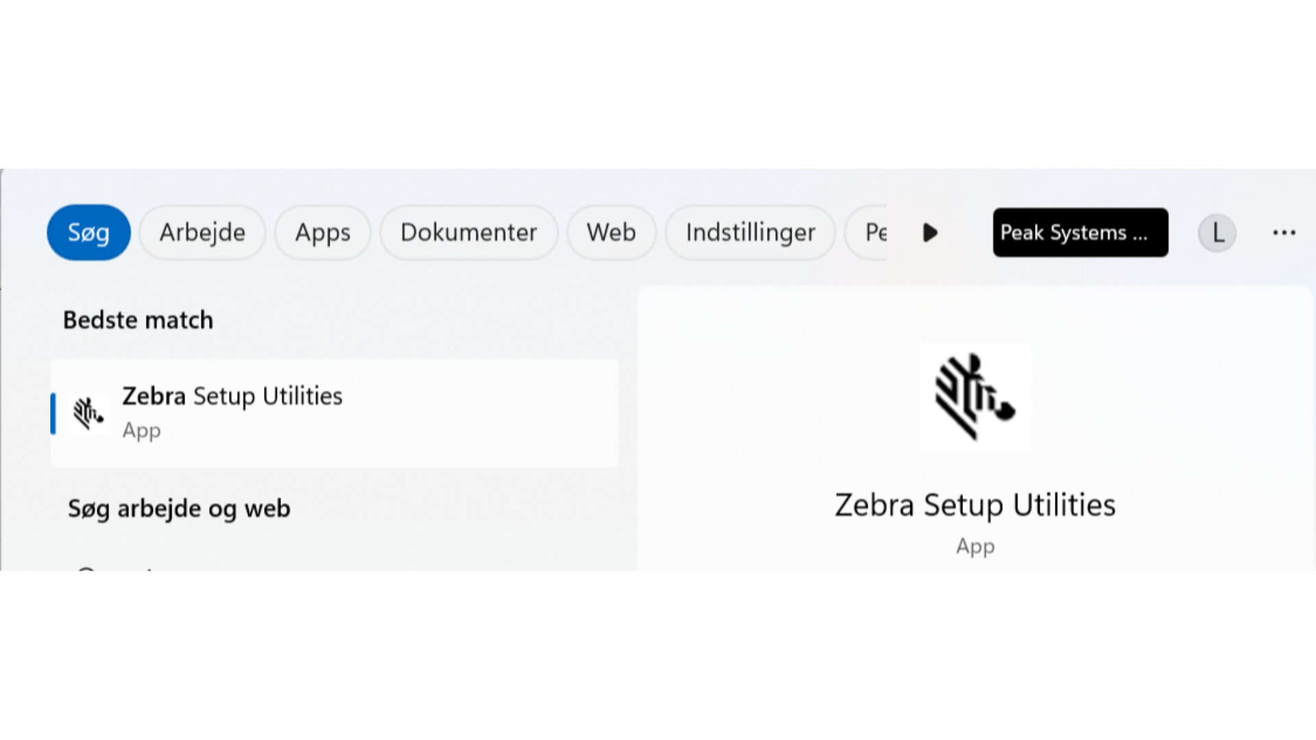 Har du downloadet Zebra Driver og Zebra Utility?