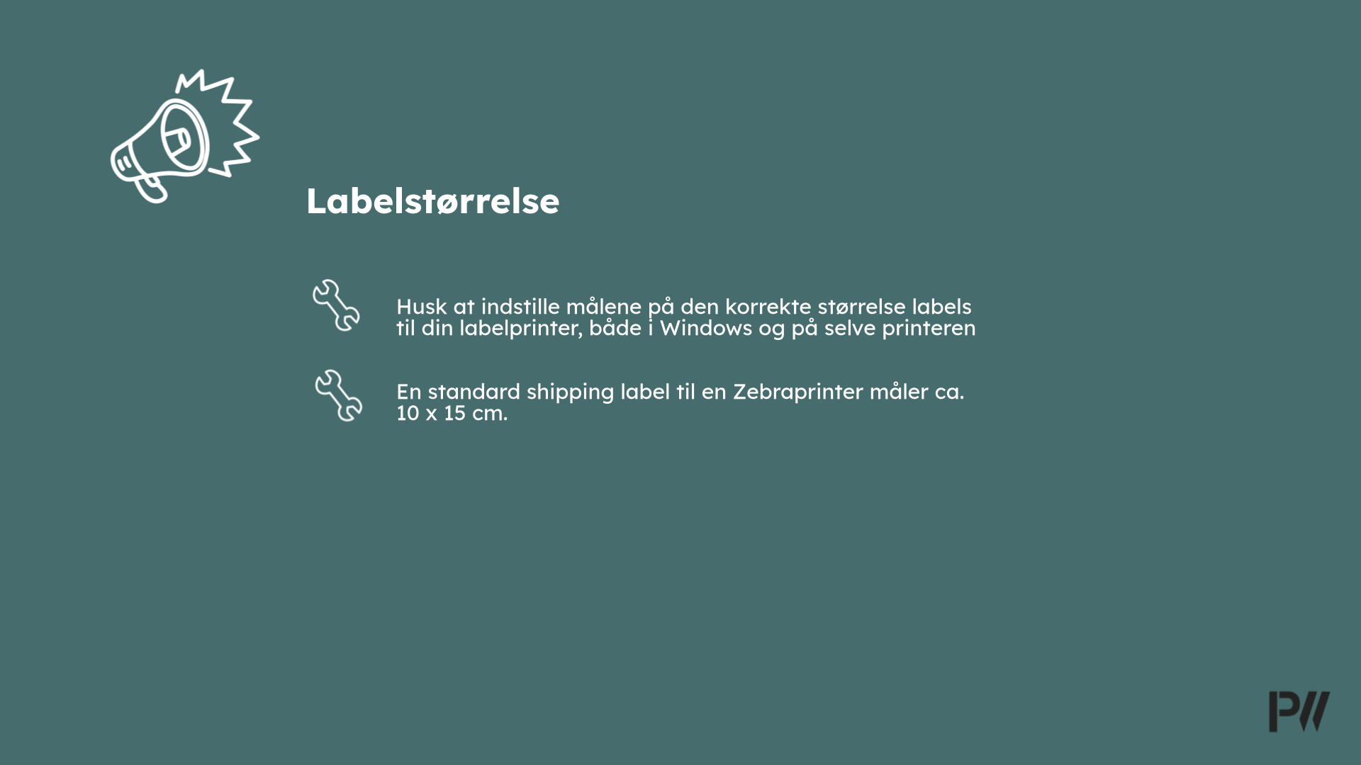 Labelstørrelse