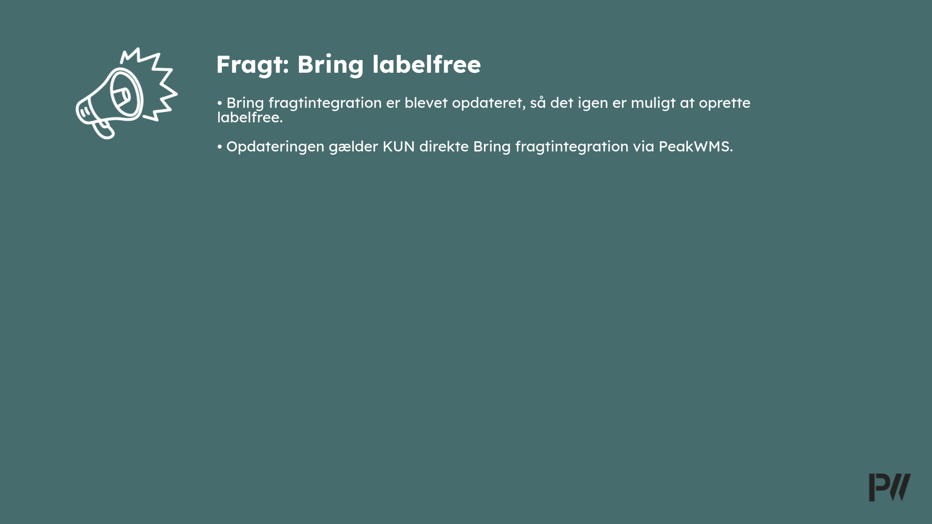 Fragt: Bring labelfree