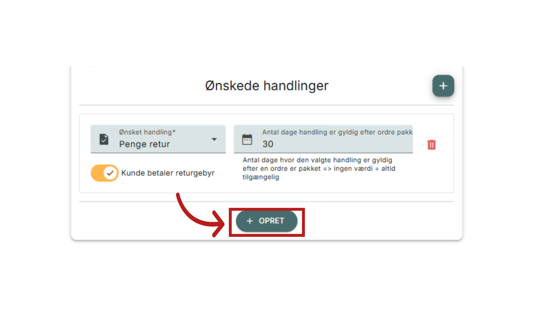 Klik Opret