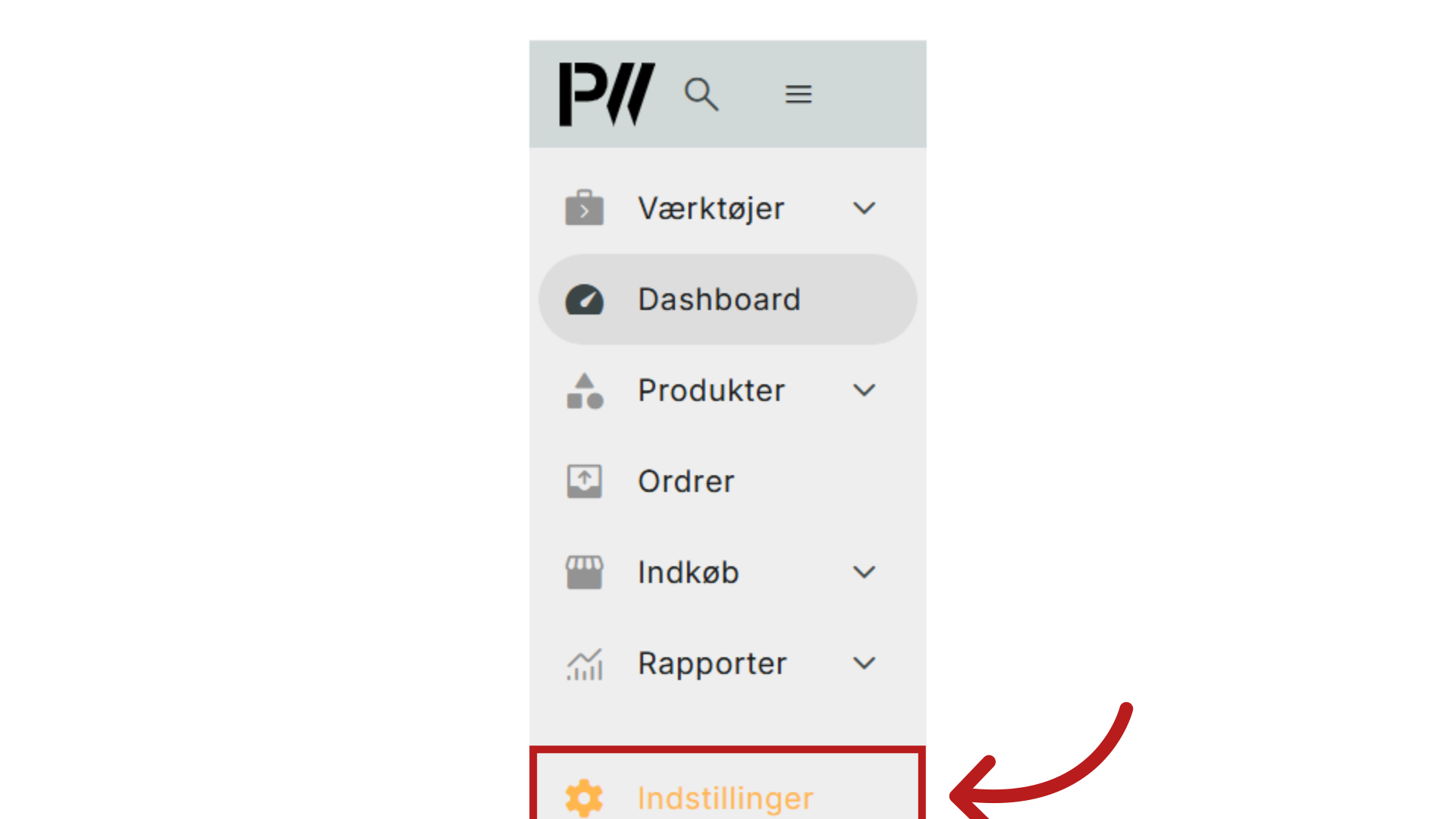Gå til https://app.peakwms.com/