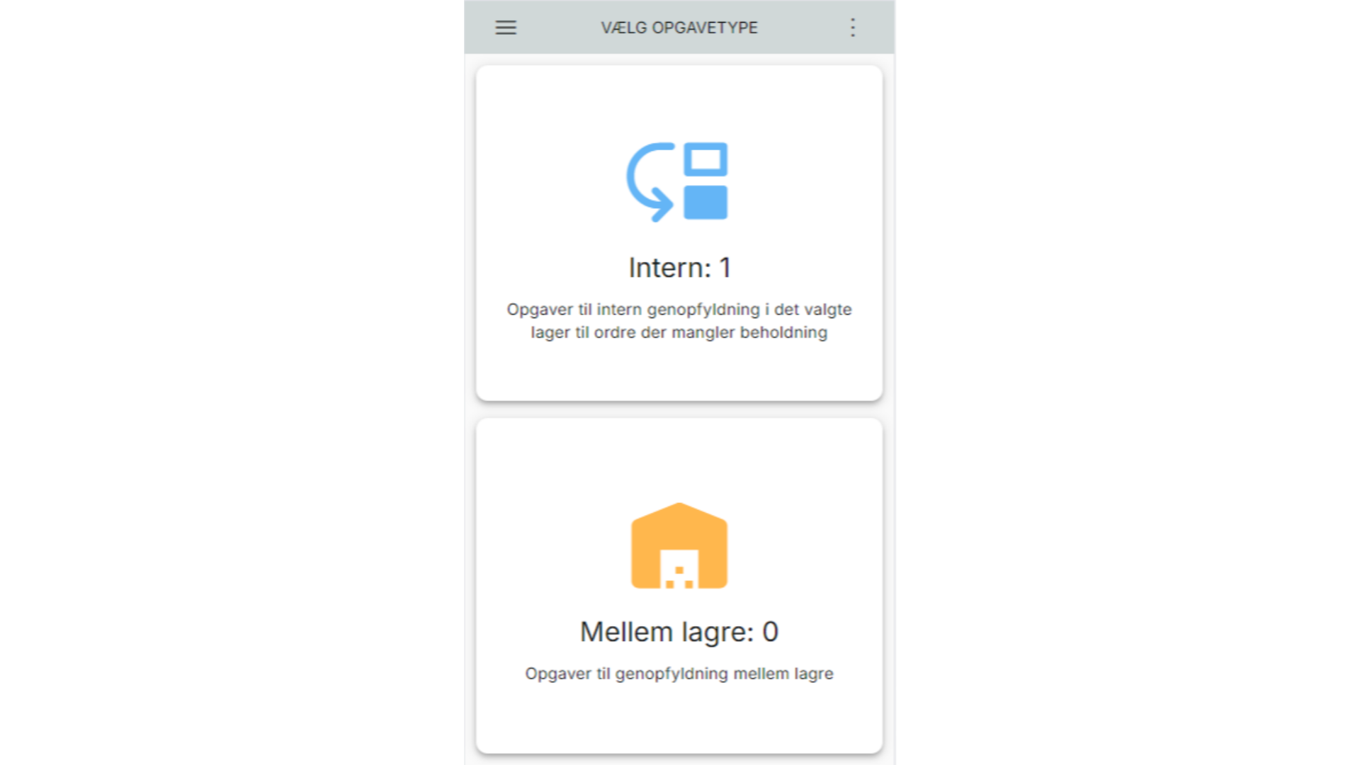 Vælg proces