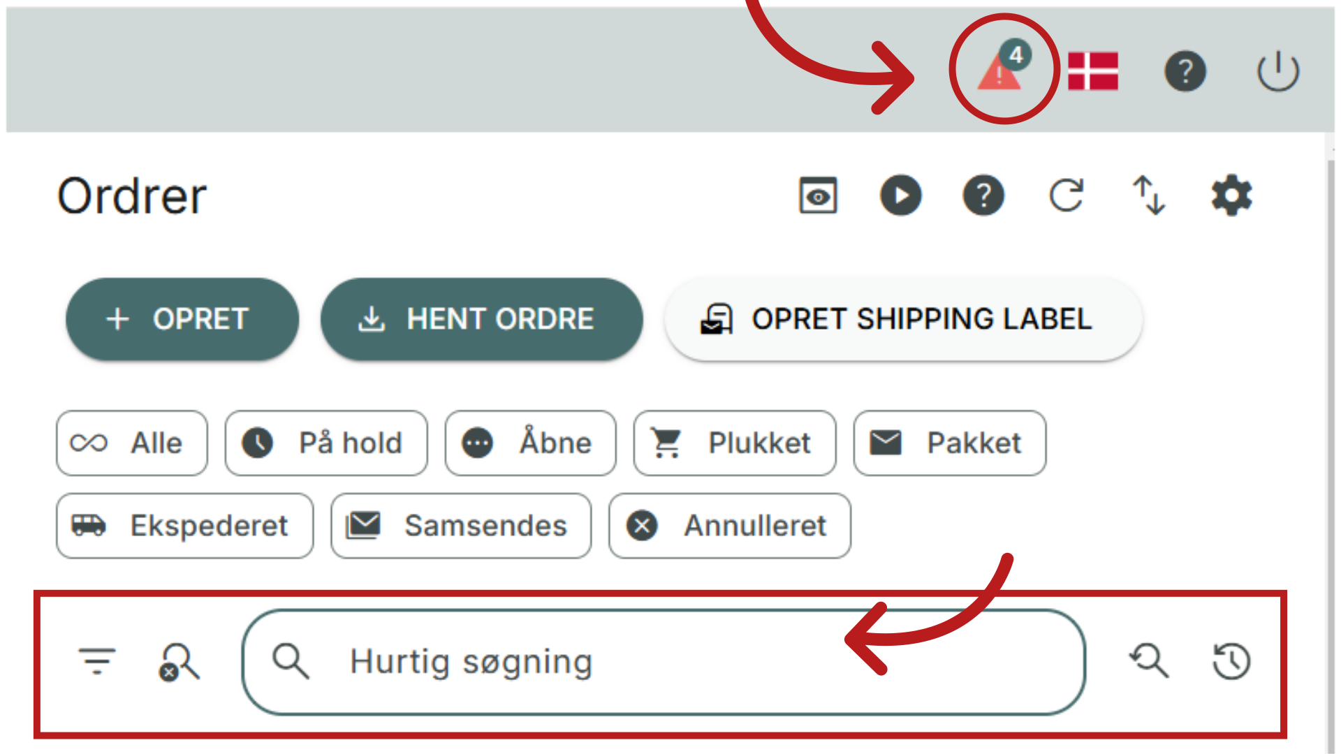 Find Host-id gennem alarmer