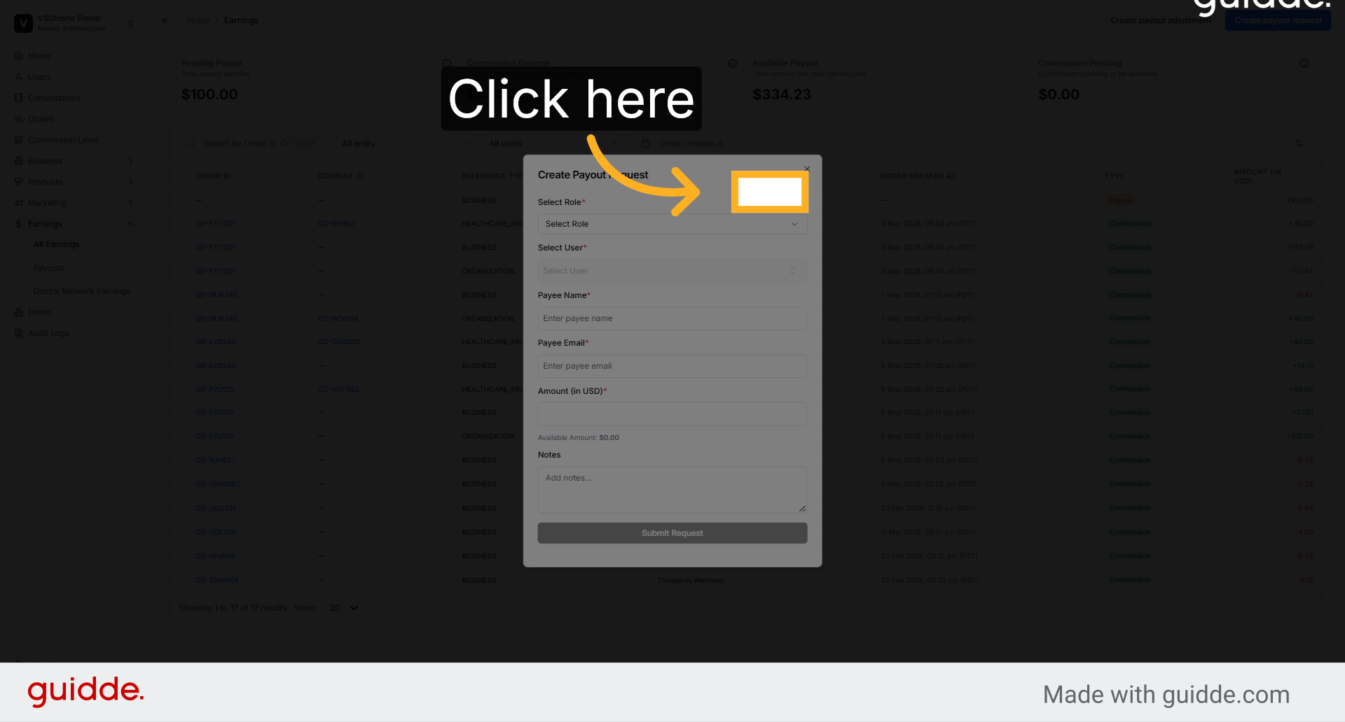 Access Payee Name Field